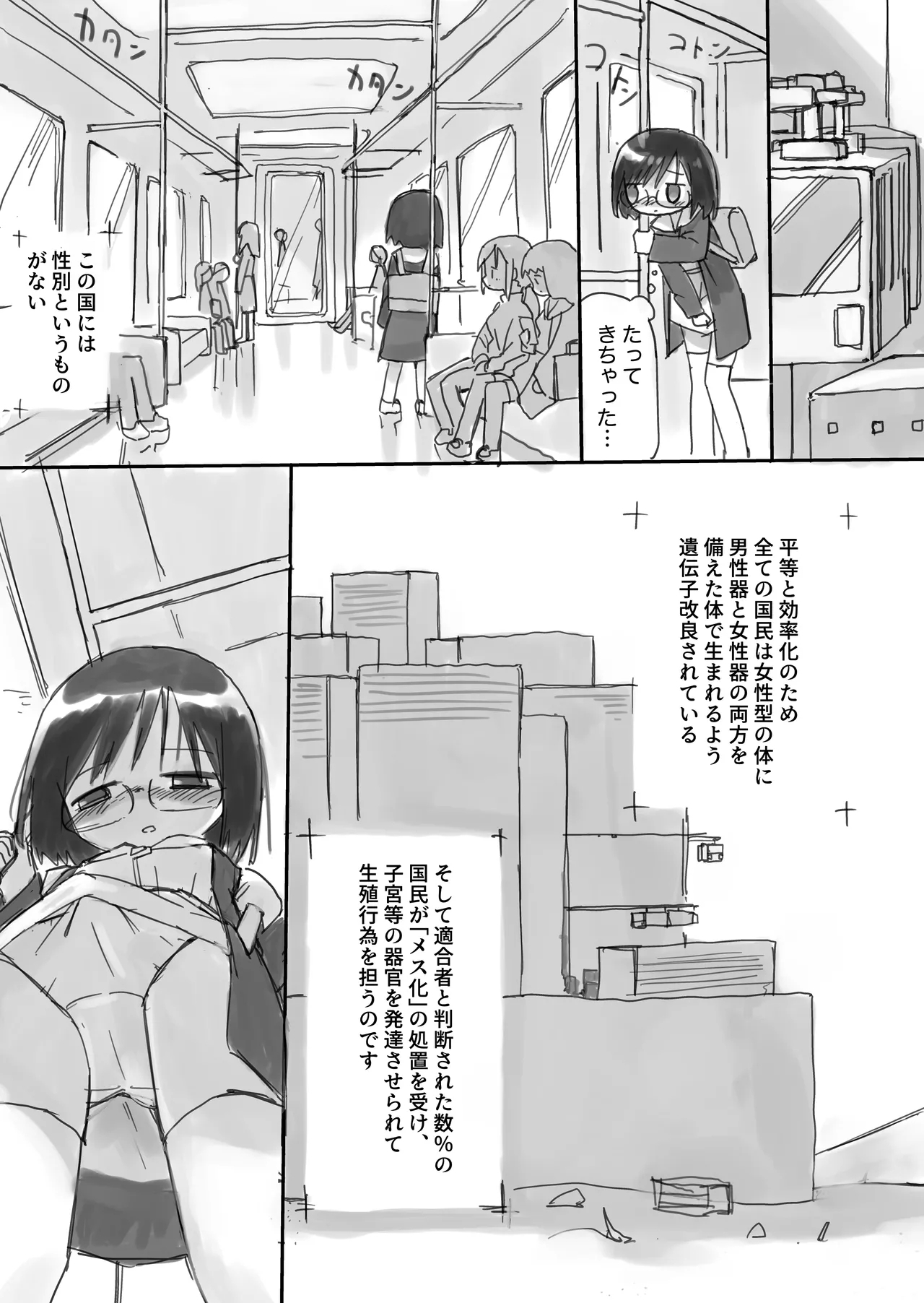 ふたなり国の短小優等生ちゃん - Page 5