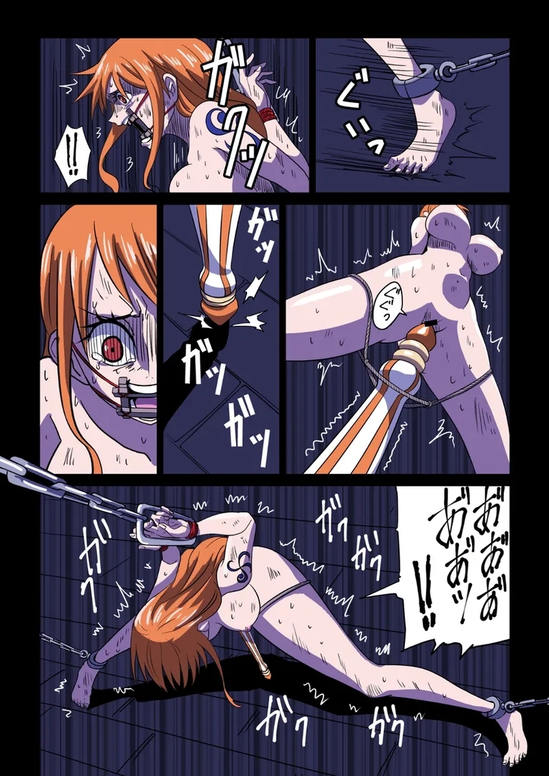 (同人誌) [ショキガタ18] 尋問されるナミとロビン - Hentaiaz.com - 3
