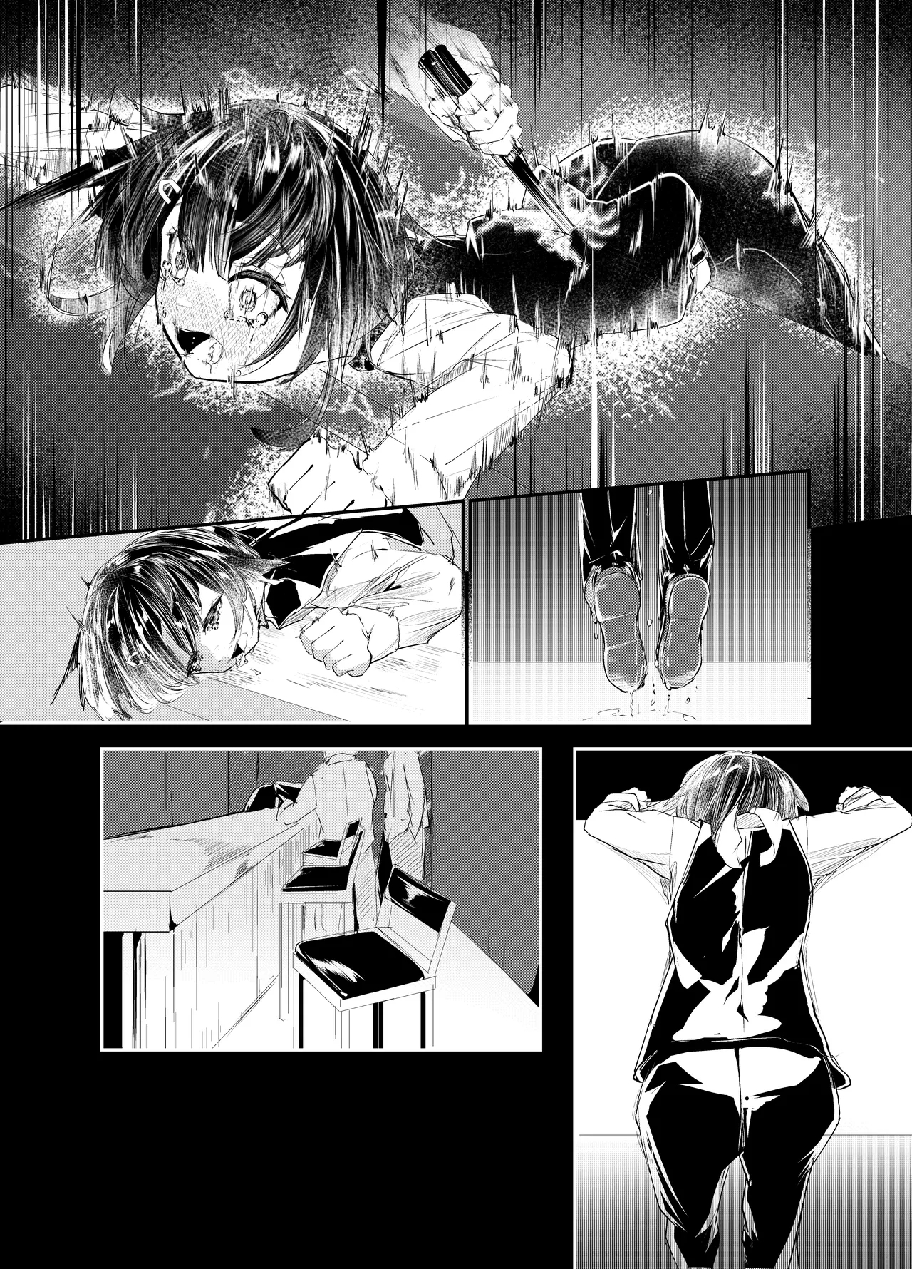 「適材不適所」地絵原稿 - Page 6