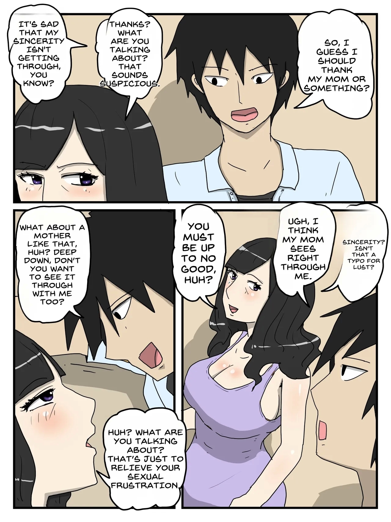 Haha no Seishori Fella no Tsuzuki wa Nakadashi Sex made Shitai - Page 10