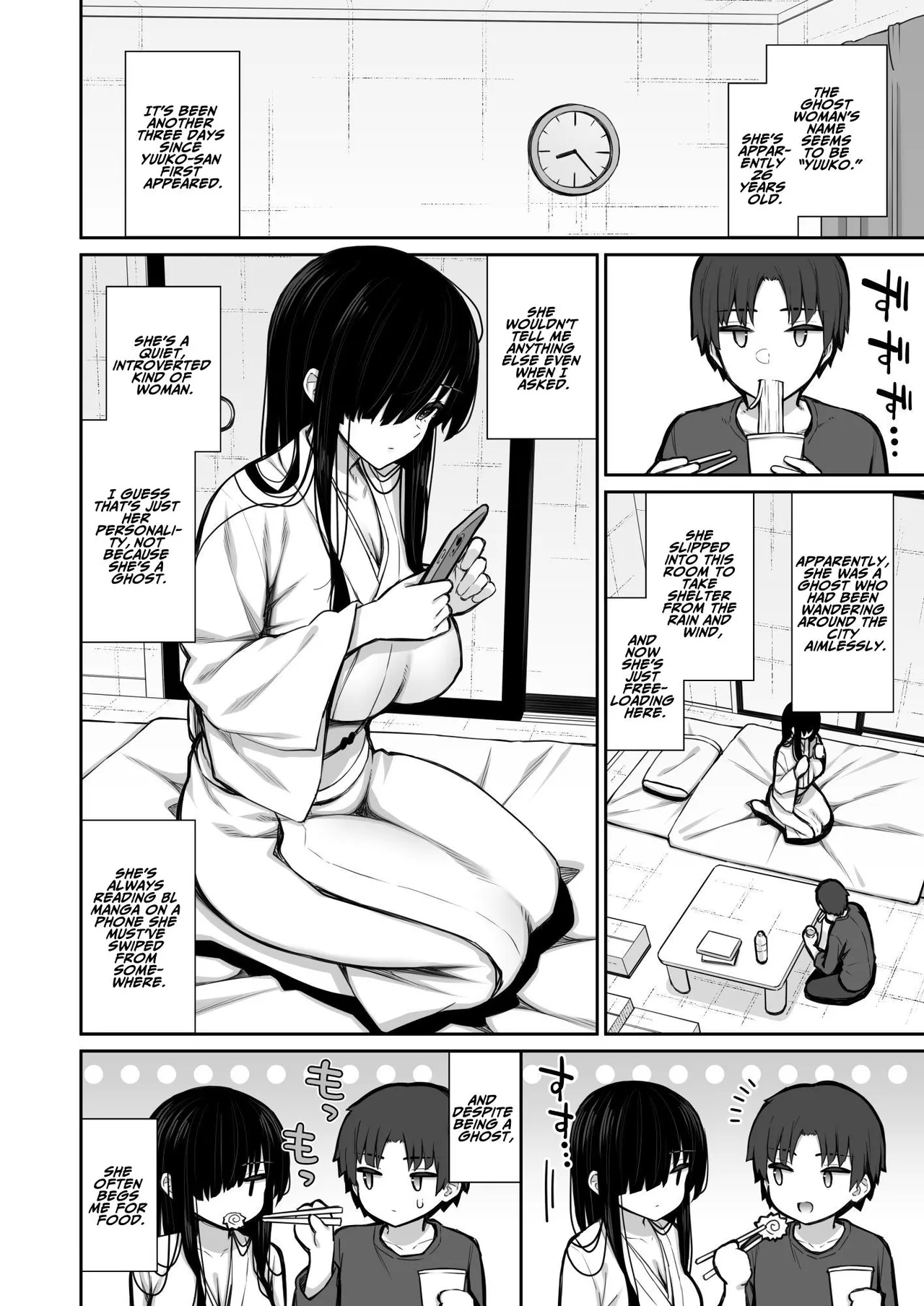 Katte ni Sumitsuiteru InCha Yuurei no Karada o Suki Katte suru Hanashi | Have Your Way With The Freeloading Gloomy Ghost Woman - Page 5