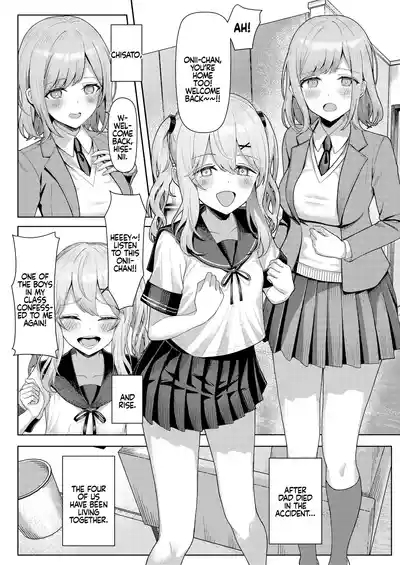 Chichi no Saikon de Doukyo suru Koto ni Natta Gibo no Gijou Shimai to Kawarugawaru Sex shite shimatta Hon | Living with My Stepmom and Stepsisters After Dad's Remarriage and Having Sex with Them All 2