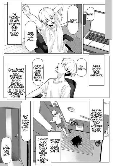 Chichi no Saikon de Doukyo suru Koto ni Natta Gibo no Gijou Shimai to Kawarugawaru Sex shite shimatta Hon | Living with My Stepmom and Stepsisters After Dad's Remarriage and Having Sex with Them All 5