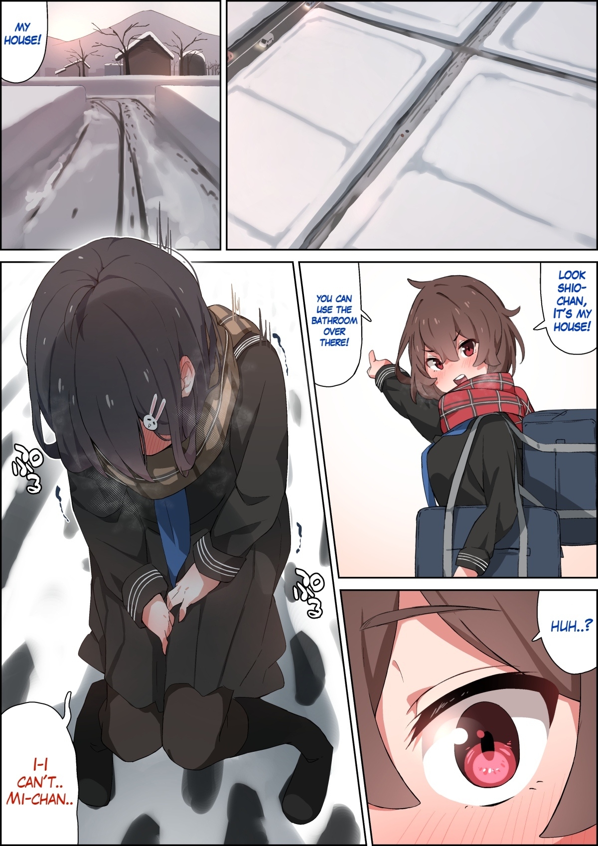 Walking back home in the winter with my childhood friend - Page 7