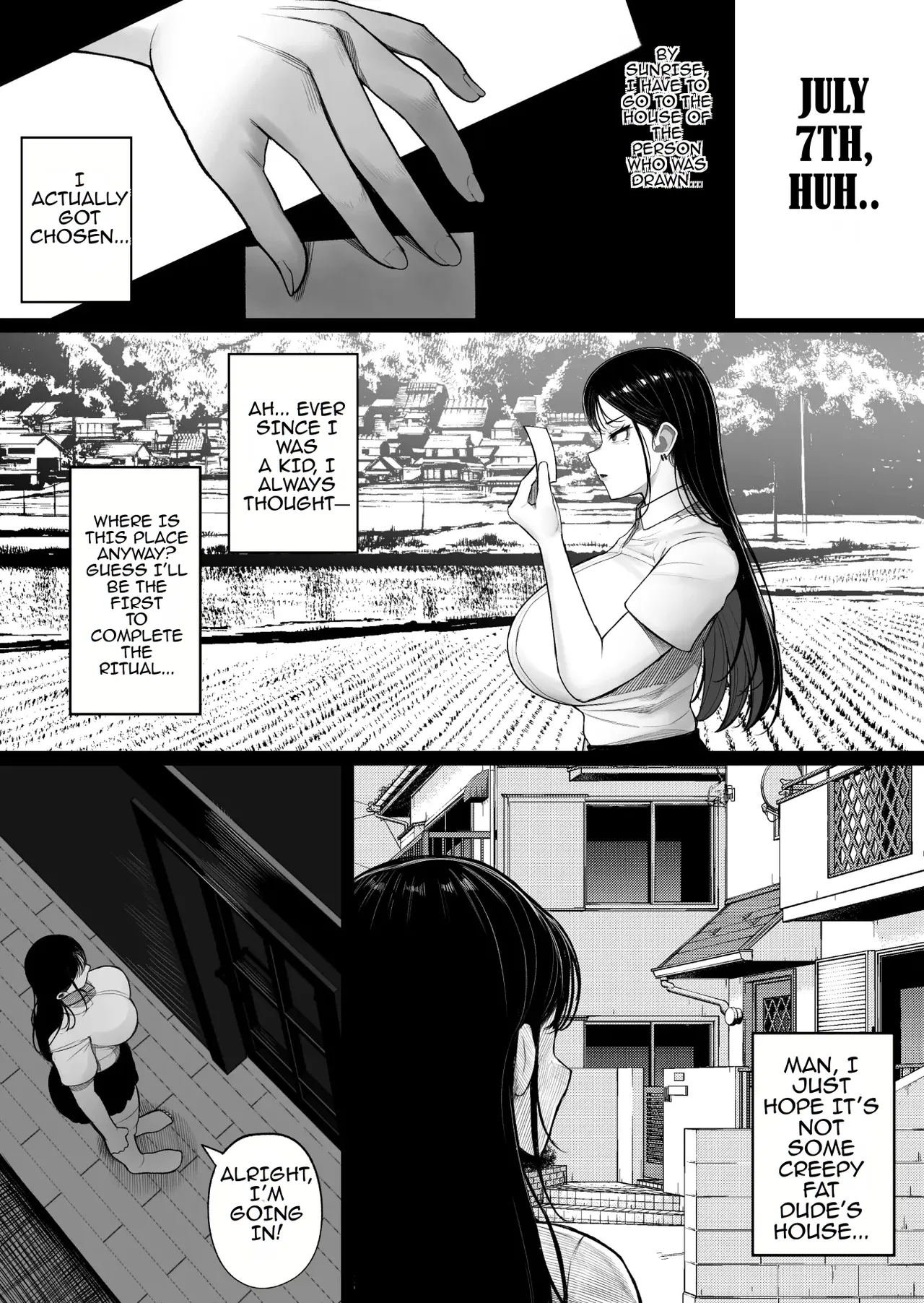 Mura no Kishuu de Bakunyuu Yankee to Yareta Hanashi | A Story About Fucking a Big-Titted Delinquent Because of Village Traditions 7
