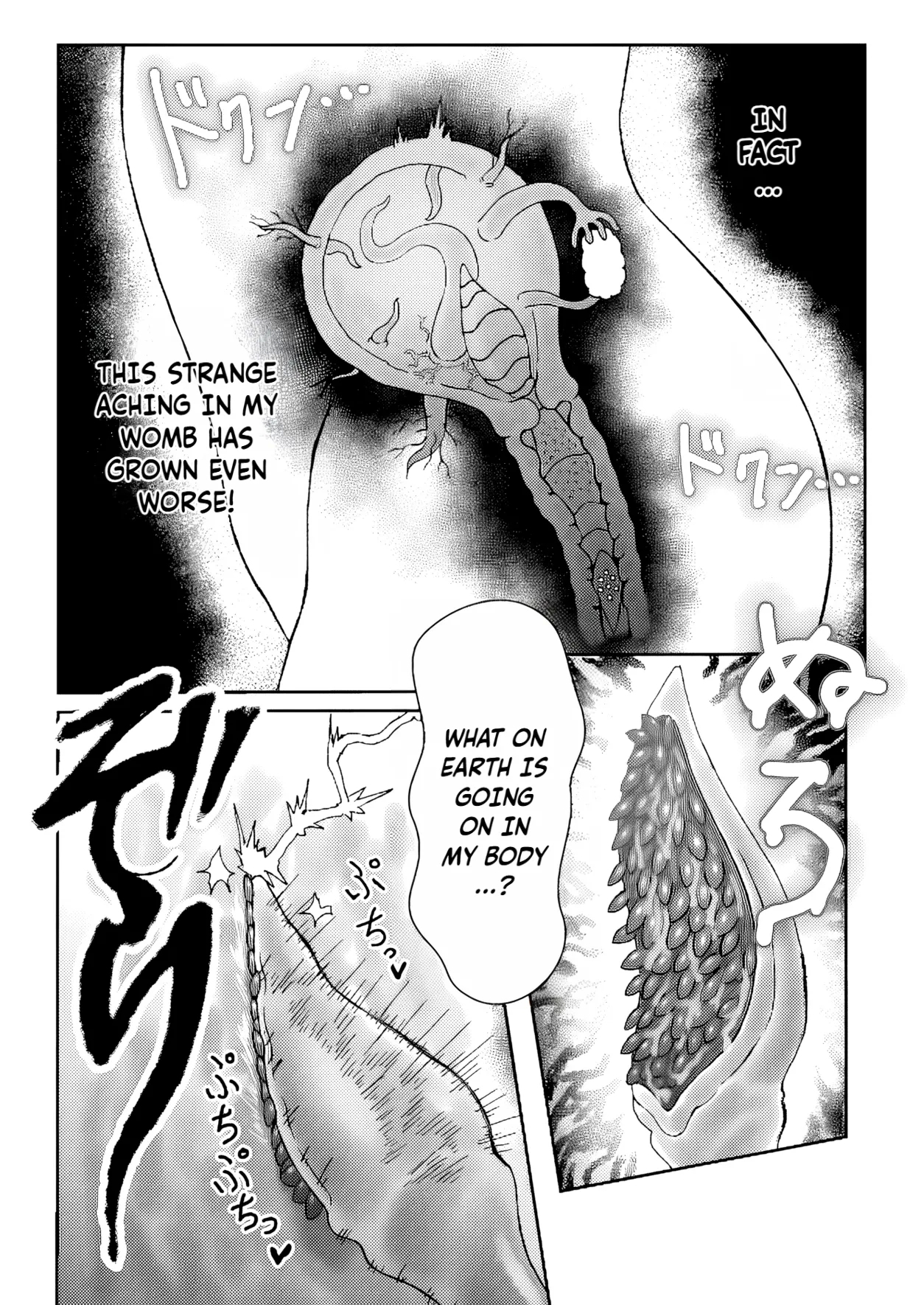 Majo ga Shokushuu to Mushi ni Kisei Sarete Shikyuu to Jinsei o Mechakucha ni Sareru Hanashi | A story of a witch infected by tentacles and bugs and how they seriously messed up her womb and life! - Page 13
