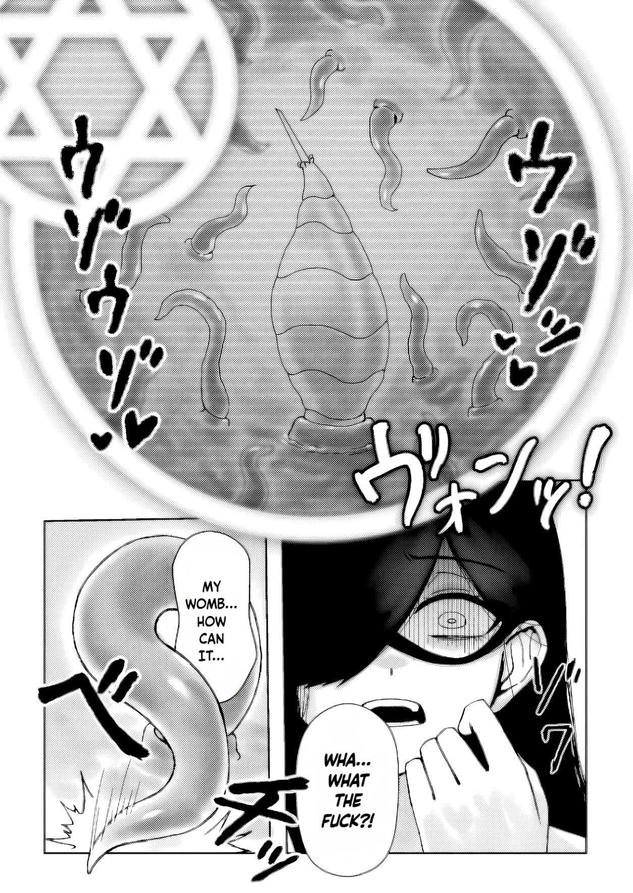 Majo ga Shokushuu to Mushi ni Kisei Sarete Shikyuu to Jinsei o Mechakucha ni Sareru Hanashi | A story of a witch infected by tentacles and bugs and how they seriously messed up her womb and life! - Page 16