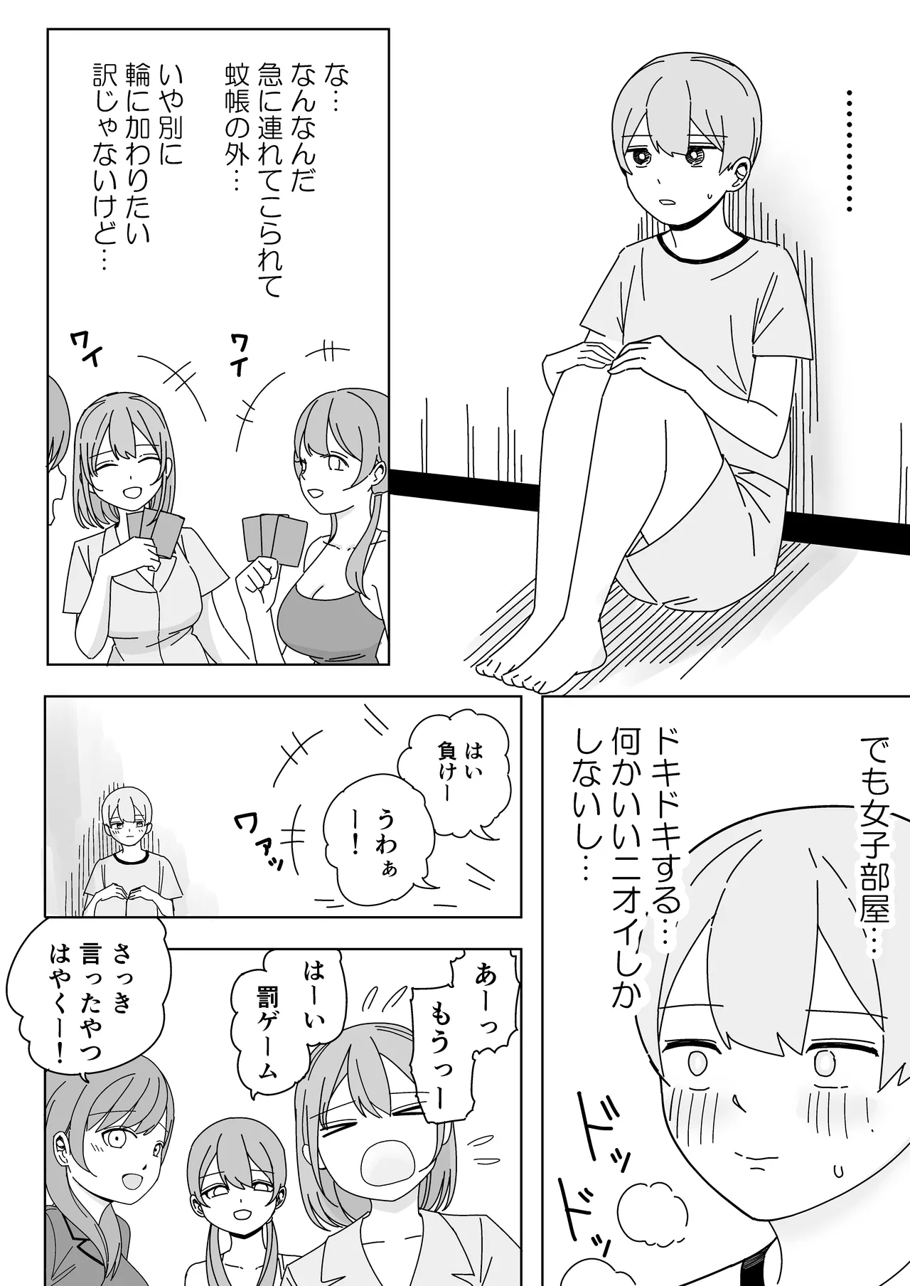 修学旅行の女子部屋で嘘えっちごっこ - Page 8
