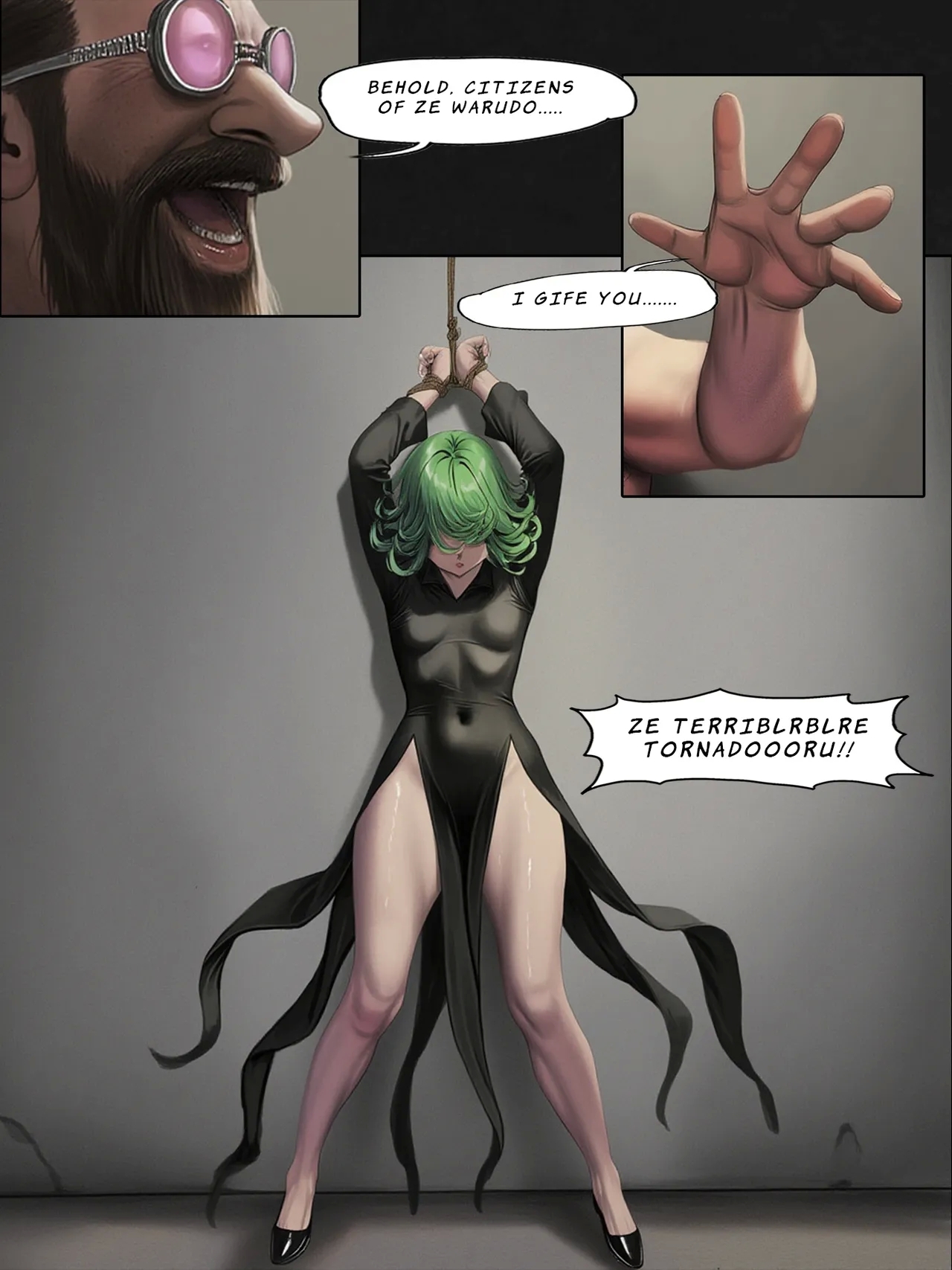 Humanity's Last Broadcast - A Tatsumaki Doujin - Page 10