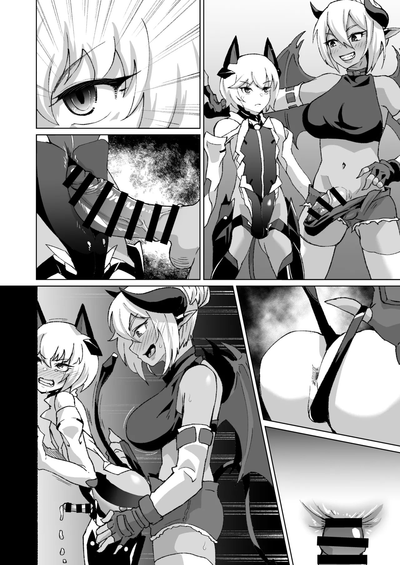 ふたなりサキュバスvs男の娘対魔忍!! 8