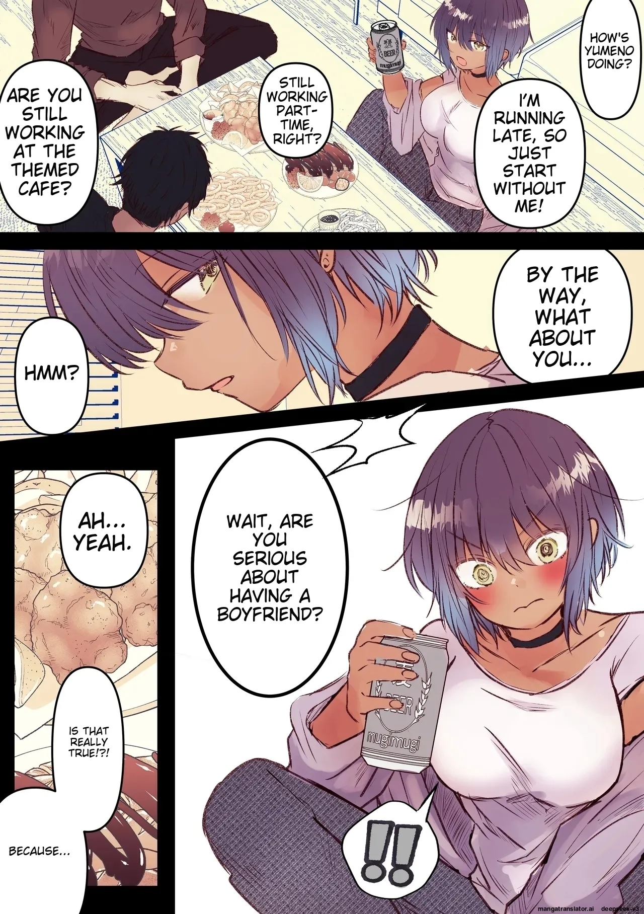 Boyish de Kyonyuu na Kanojo ga Mukashi no Otoko Tomodachi to Nomikai ni Itta Kiri 2