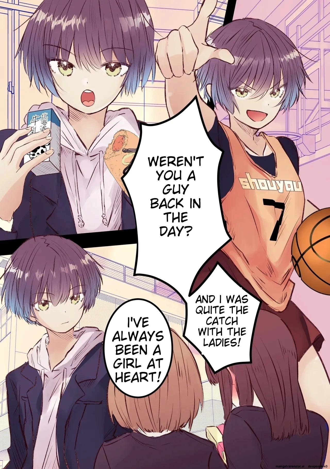 Boyish de Kyonyuu na Kanojo ga Mukashi no Otoko Tomodachi to Nomikai ni Itta Kiri 50