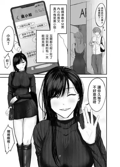 SNS de Deatta S Josei to SM Play o Shite Kawareru Hanashi 1 | 和SNS上認識的女S玩SM調教後被圈養的故事1 6