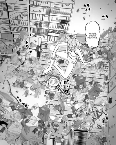 Gomi Yashiki Onna no Waki Mushi Onanie 2