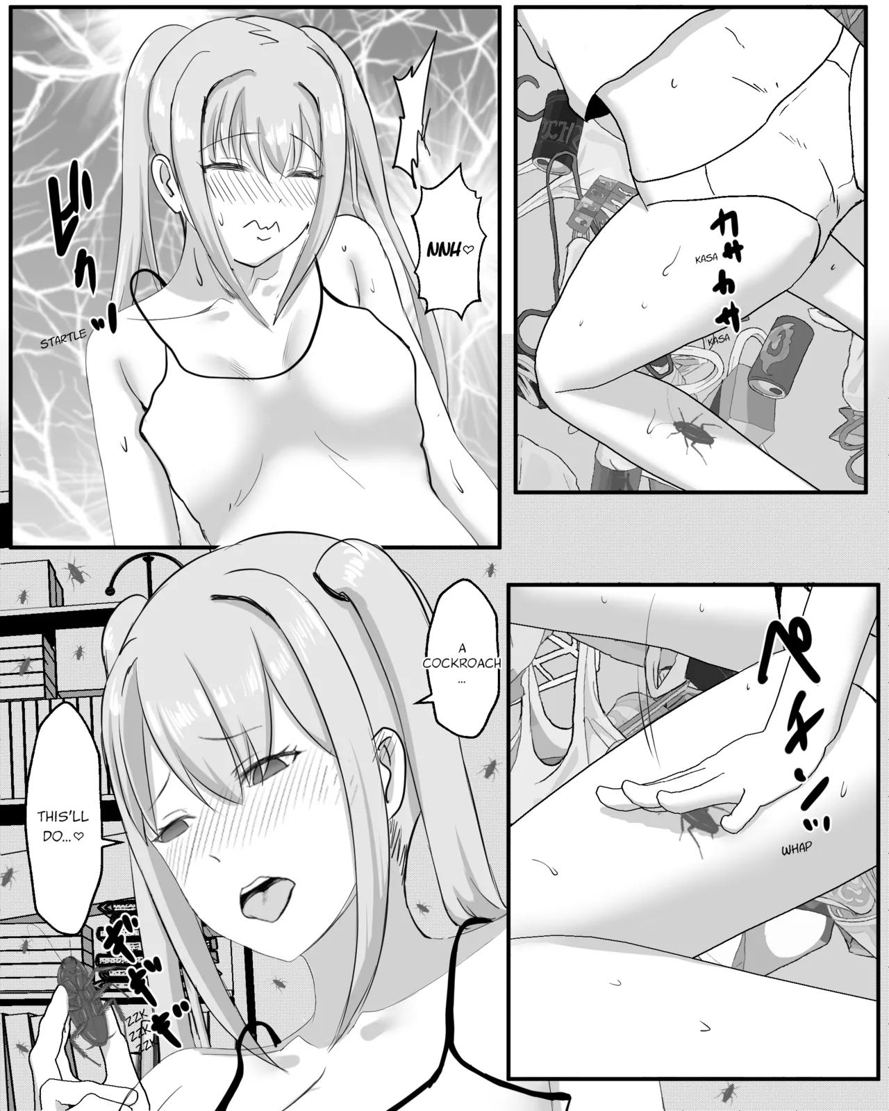 Gomi Yashiki Onna no Waki Mushi Onanie - Page 5