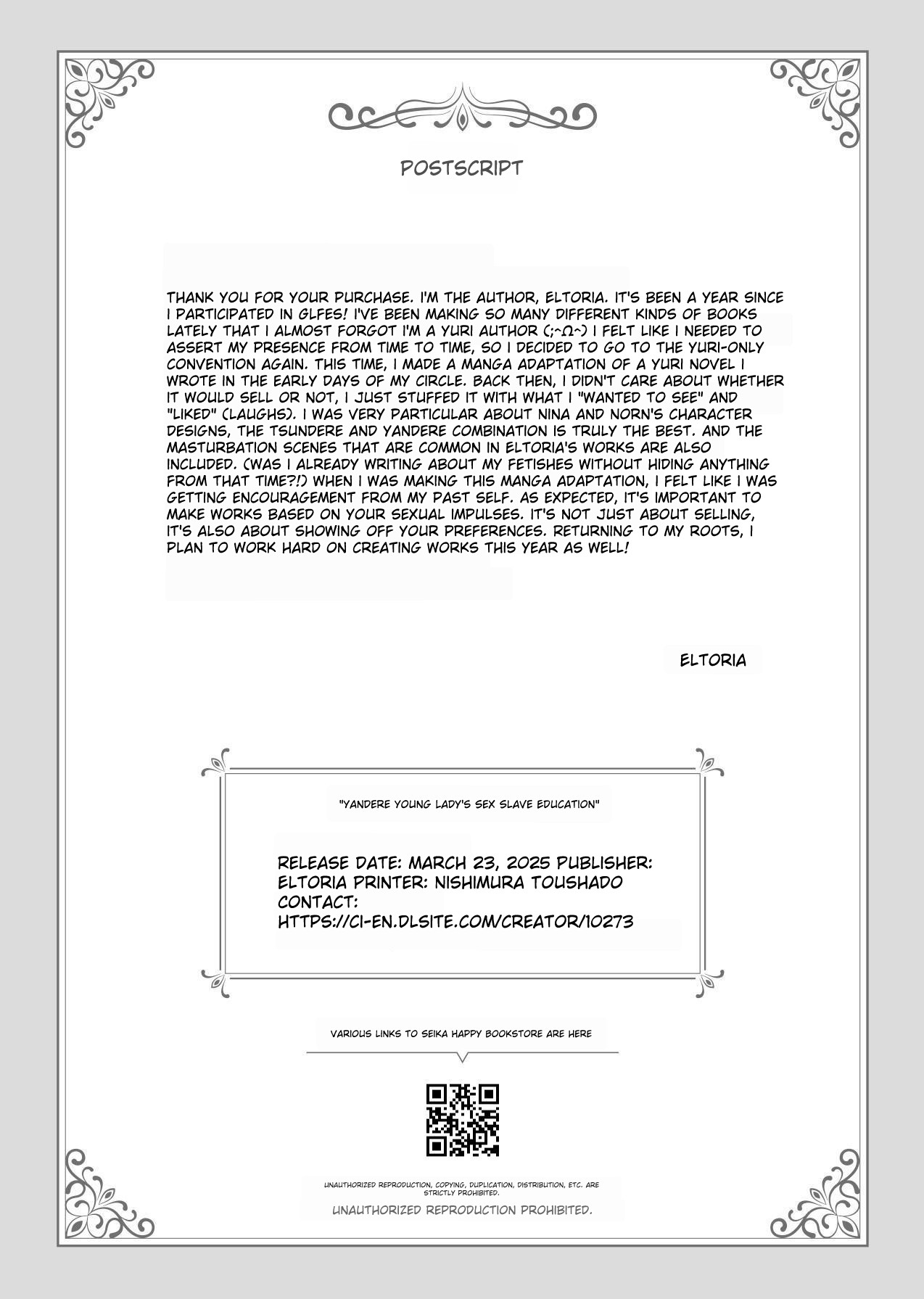 Yandere young lady's sexual slave education - Page 44