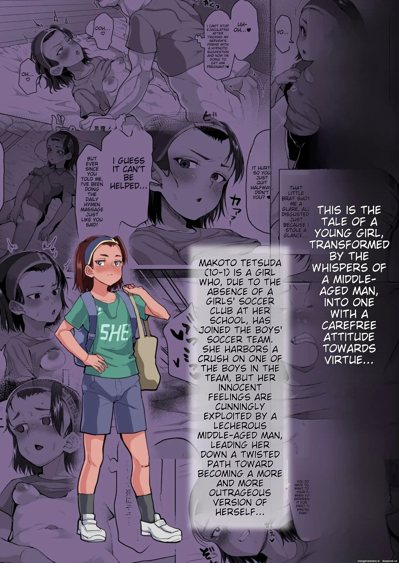 A story about a cute junior high school girl being hypnotized and trained to have sex - Page 34
