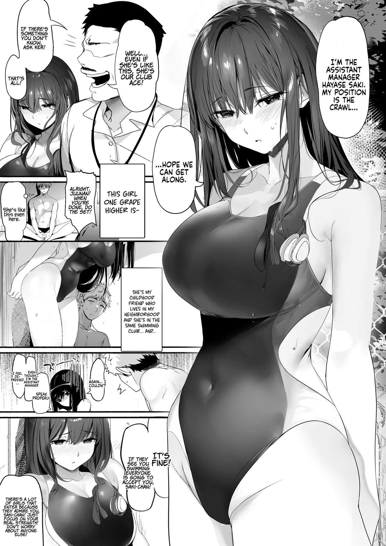 Suieibu no Seisokei Osananajimi ga DQN ni Moteasobareru Ichibushijuu | The Whole Story of My Neat Childhood Friend in the Swimming Club Being Toyed With by a Dumbass - Page 5