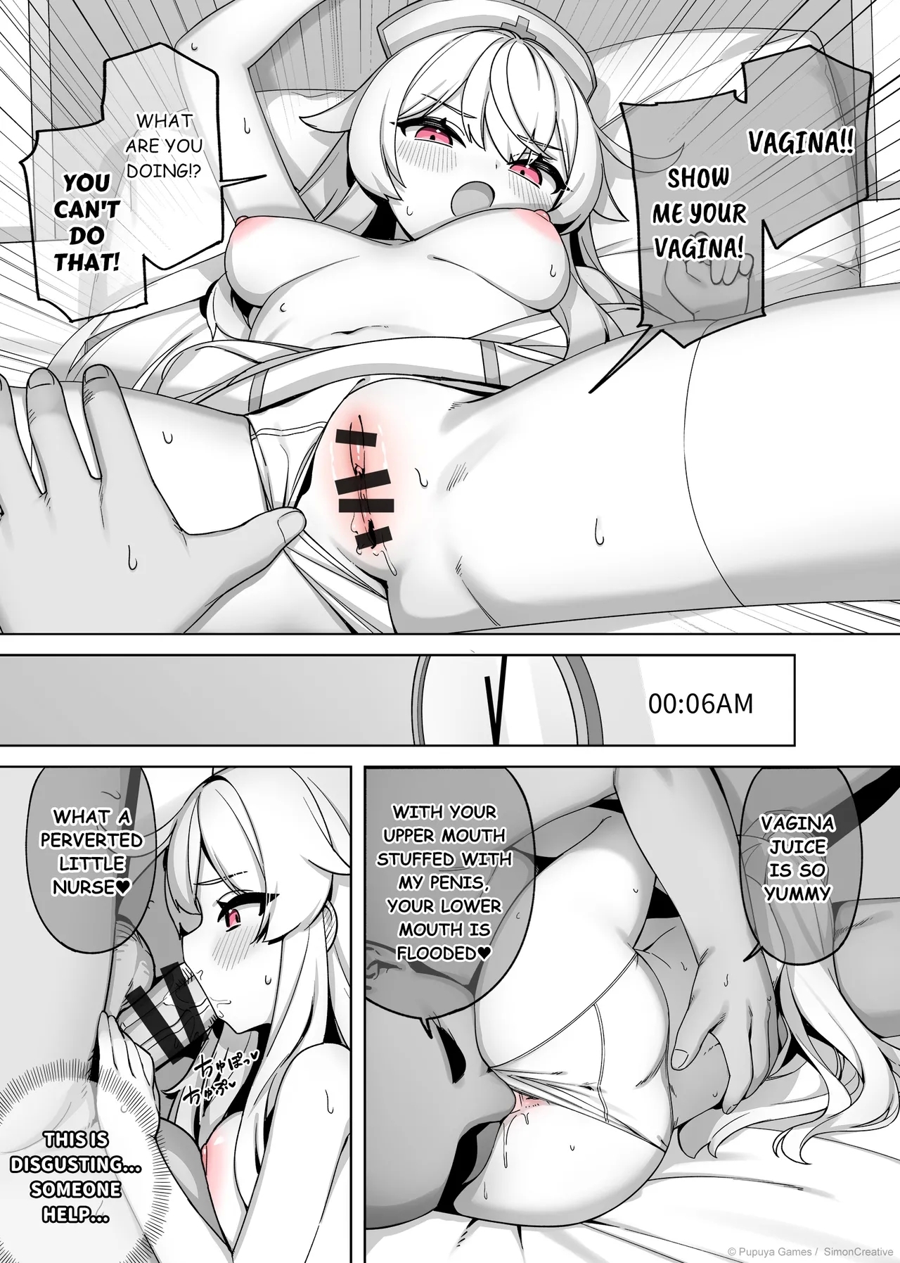 LIttle Witch Nobeta - Nurse Doujin - English 2