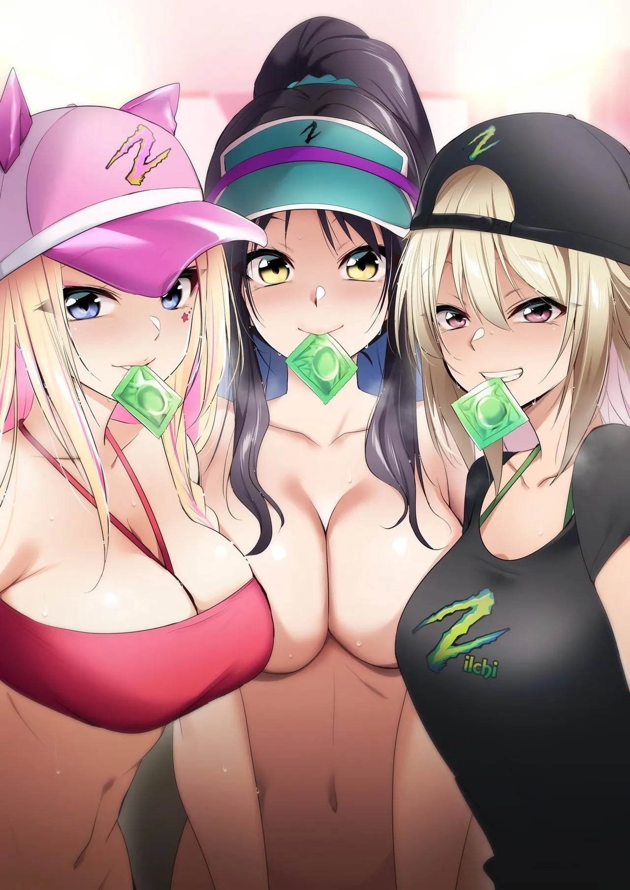 Kyanpengāru de jissen o tameshi-chū! Nantsugai no ko to shitaidesu ka? | Trying out the campaign girl! Which girl would you like to be with? - Page 32