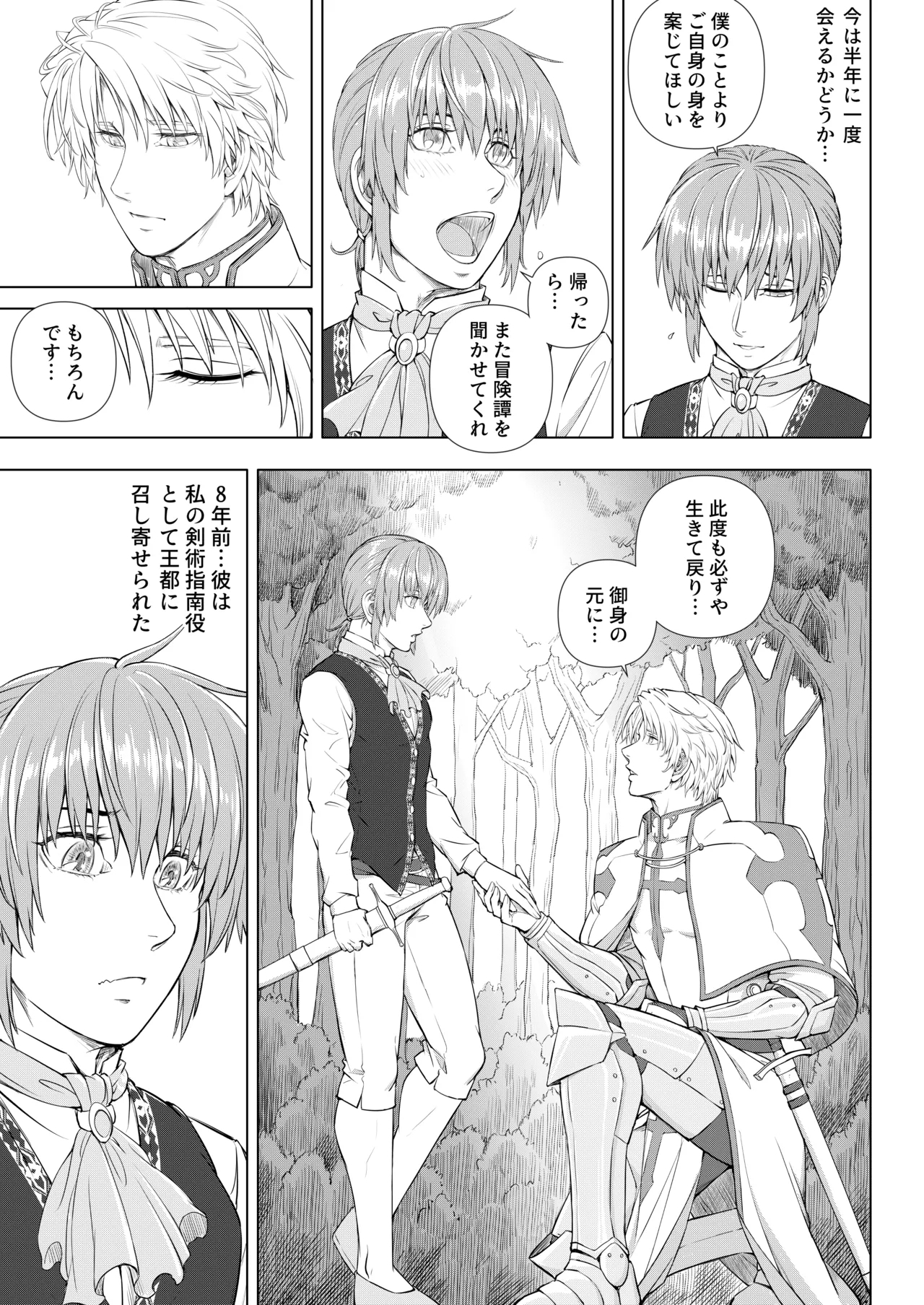 The Knight and the Prince's Secret Night - Page 9