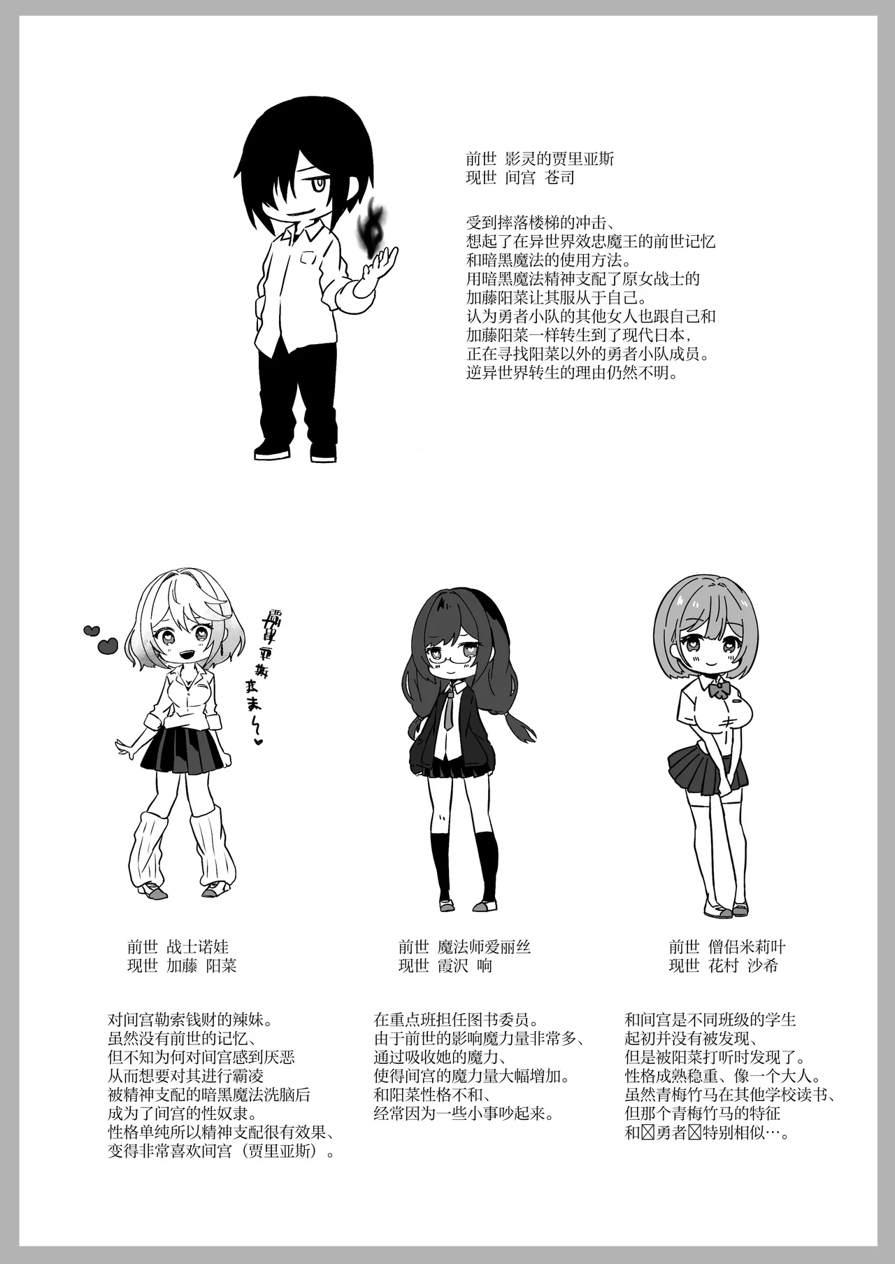 Isekai kara Tensei shita Ore wa Yami no Chikara de Yuusha Party ni Fukushuu suru| 从异世界转生后我通过黑暗之力向勇者小队发起复仇 勇者篇 - Page 7