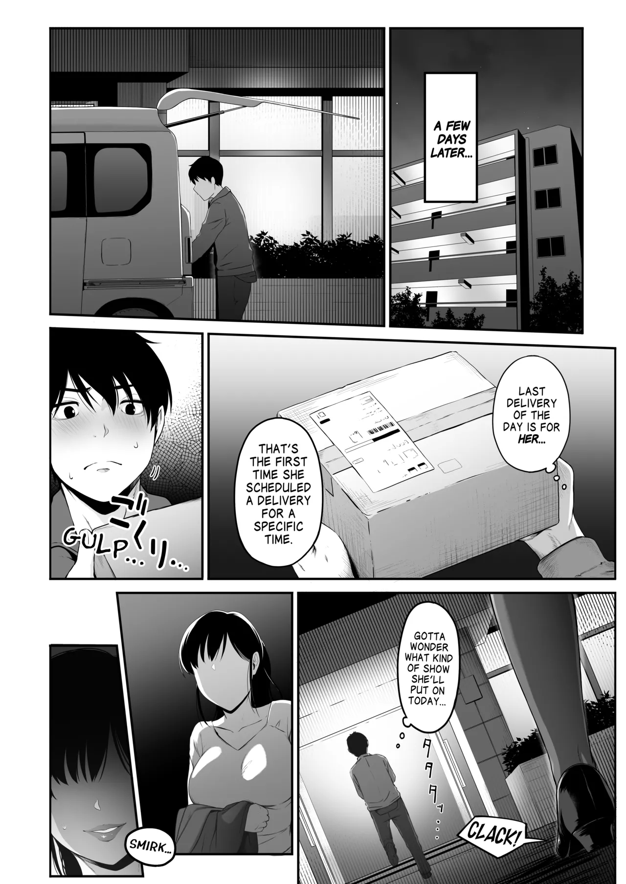 Takuhaisan ga Neratteita Otodokemono wa OredeshitaThe Package the Horny Lady Was Expecting Was the One in My Pants~ - Page 5
