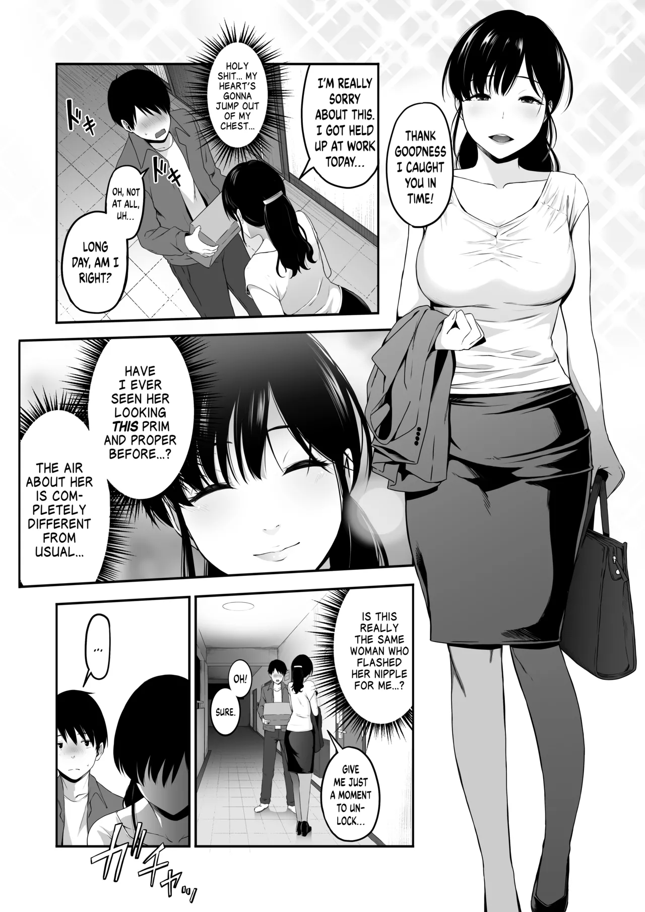 Takuhaisan ga Neratteita Otodokemono wa OredeshitaThe Package the Horny Lady Was Expecting Was the One in My Pants~ - Page 7