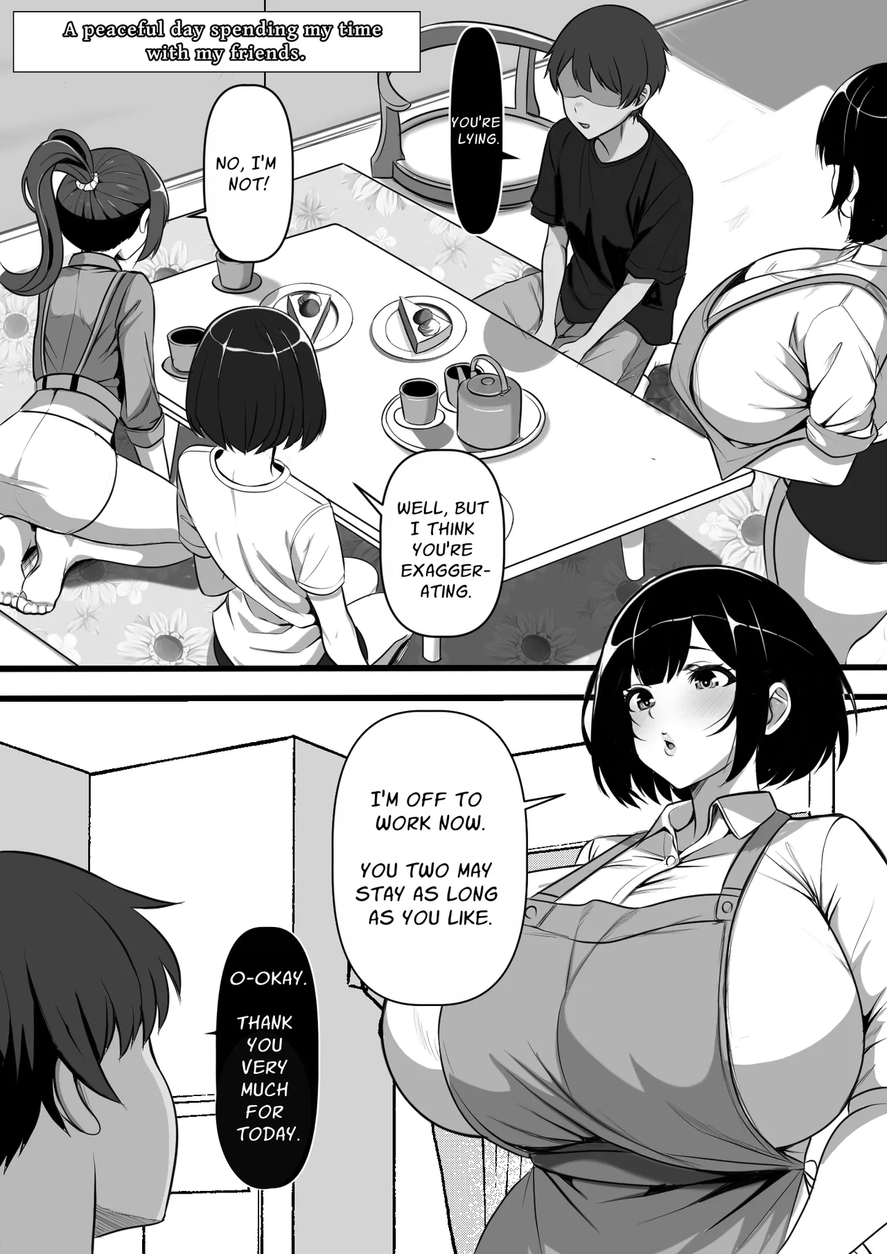 Mura ni Ikken-dake no Fuuzokuden ni Ittara Osananajimi no Hahaoyashika Inakatta no Daga | When I Went To The One And Only Brothel In Town, My Friend's Mother Was The Only Prostitute There - Page 5
