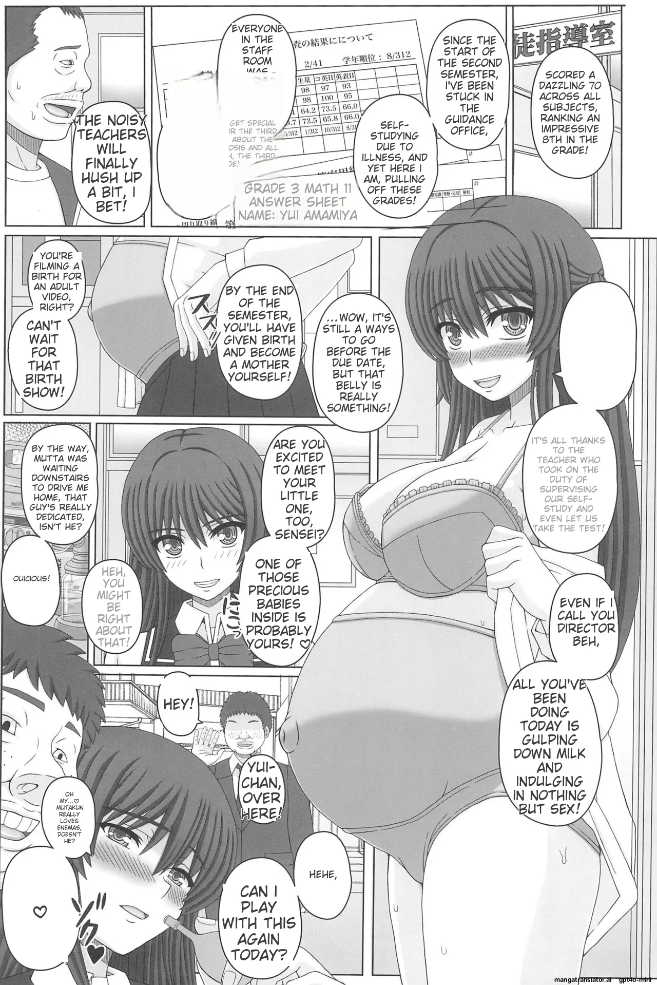 Iinchou wa Class no Ninshin Pet 4 - Page 3