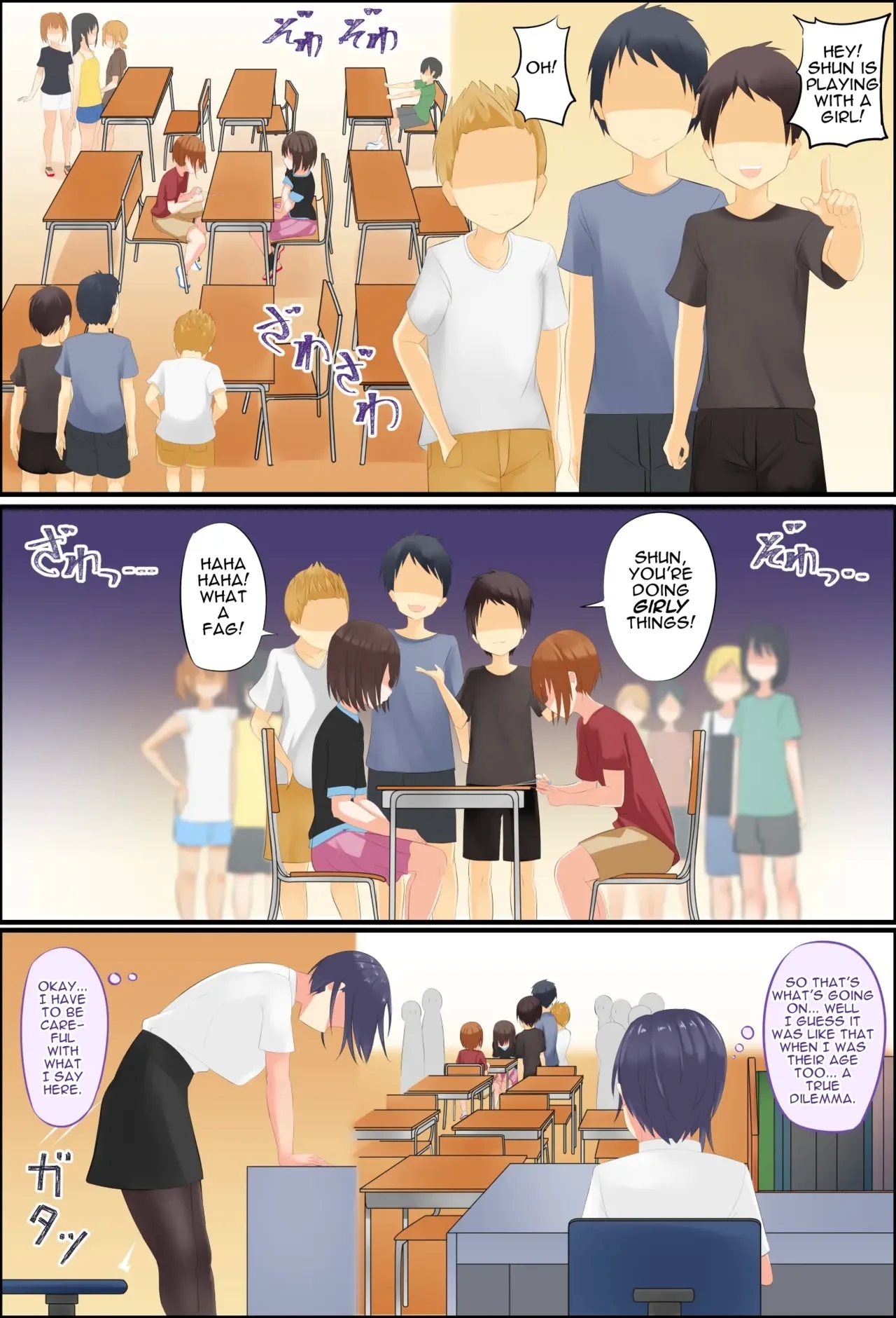 MisuzuSensei's Sexual Education ～ A Shotacon Teacher Solves the Troubles of a teenage Shota with SEX - Page 57