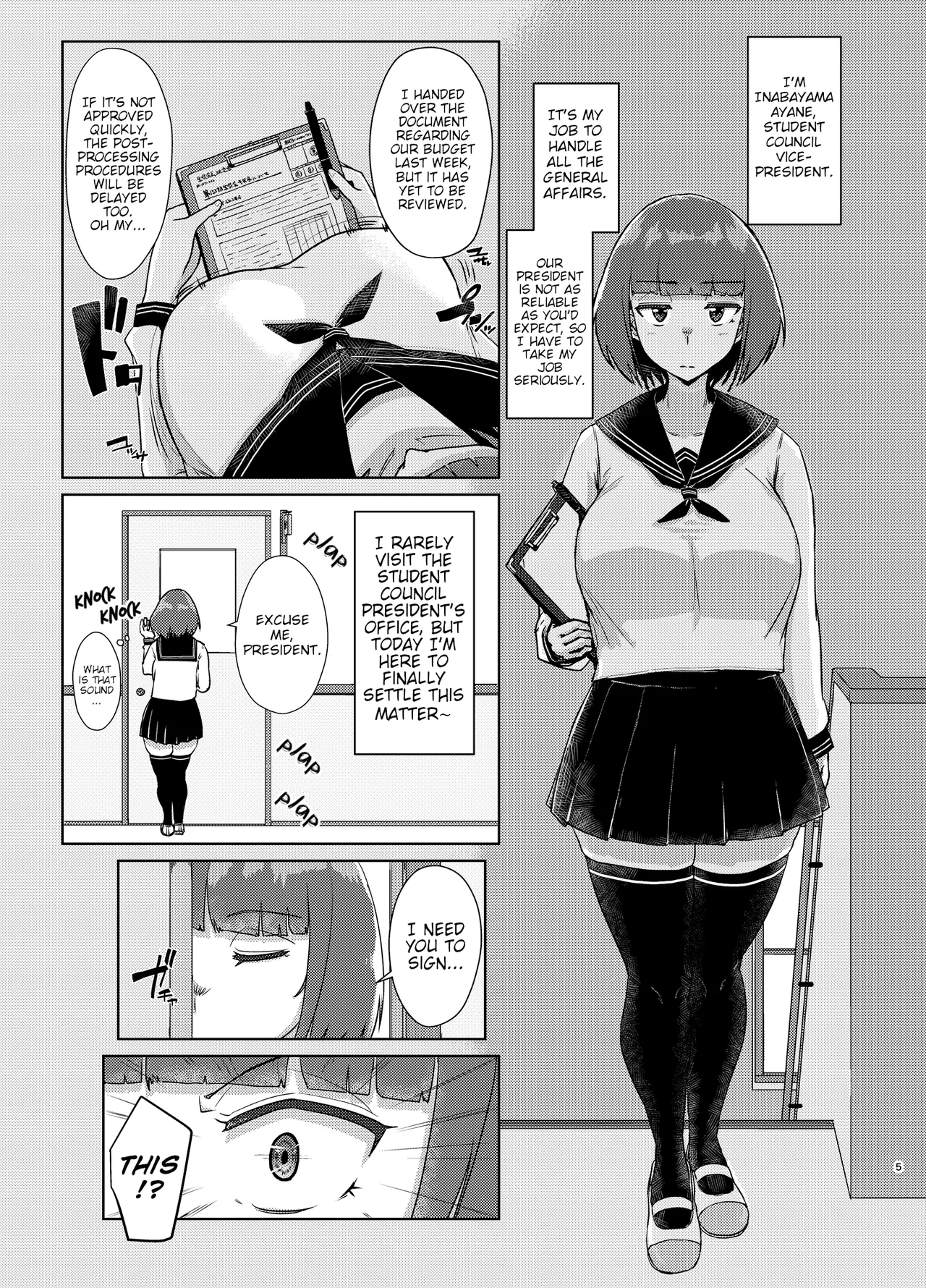 Sensei no Ochinchin, Watakushi ni Bussashite Kudasaimashi! 2 | I Want You to Plow Me With Your Dick, Sensei! Part 2 - Page 4