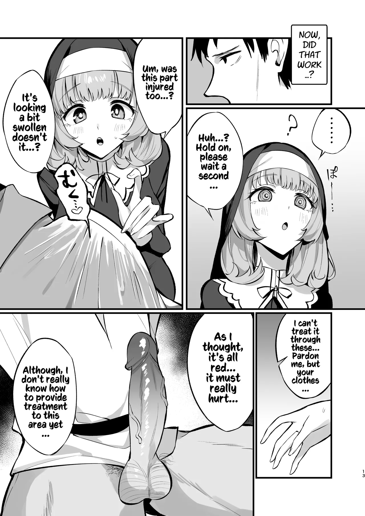 Sister Kanzen Haiboku.｜A Sister's Absolute Defeat Until an Innocent Nun Enters Heat and Indulges in Passionate Mating Sex - Page 13