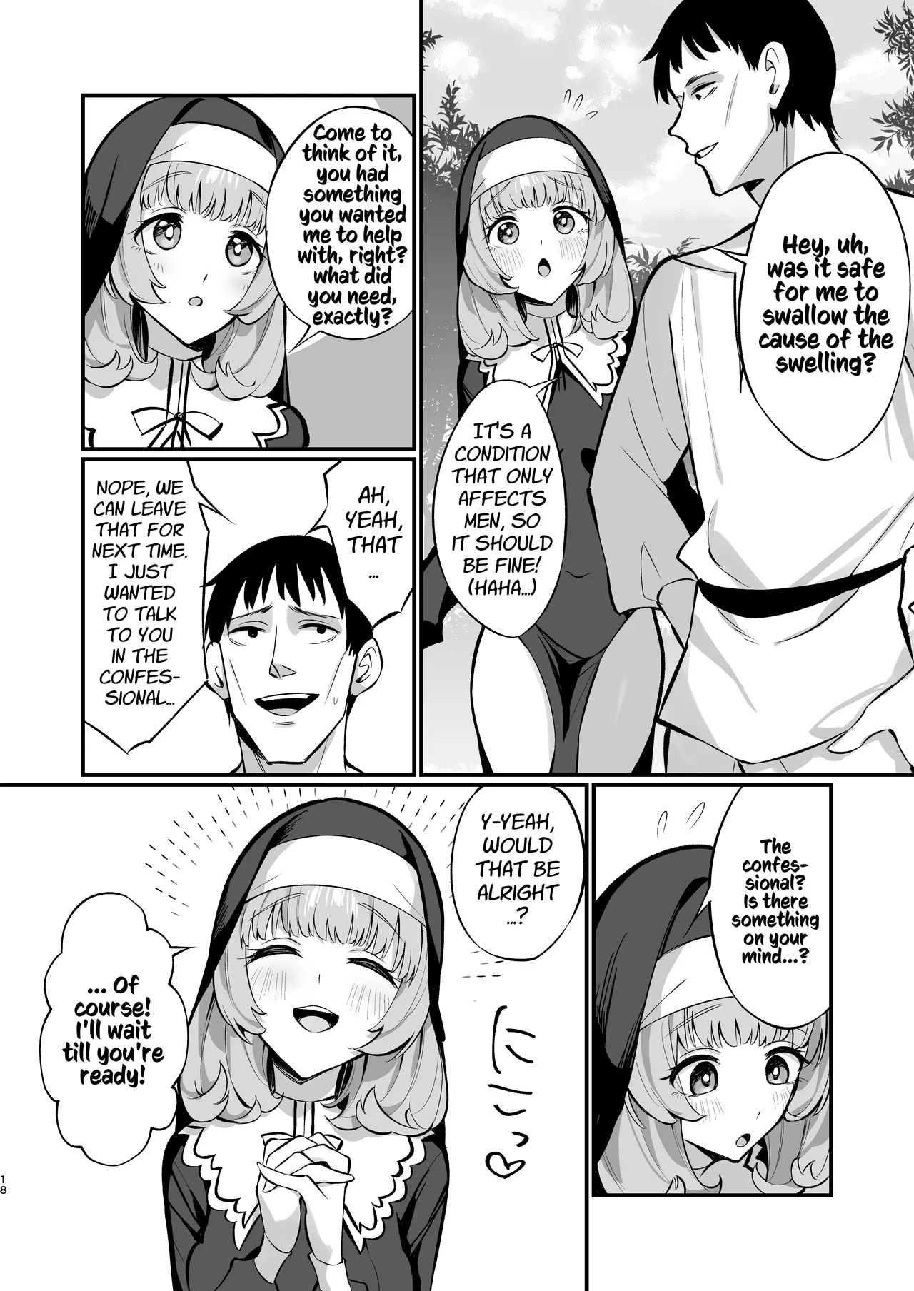 Sister Kanzen Haiboku.｜A Sister's Absolute Defeat Until an Innocent Nun Enters Heat and Indulges in Passionate Mating Sex - Page 18
