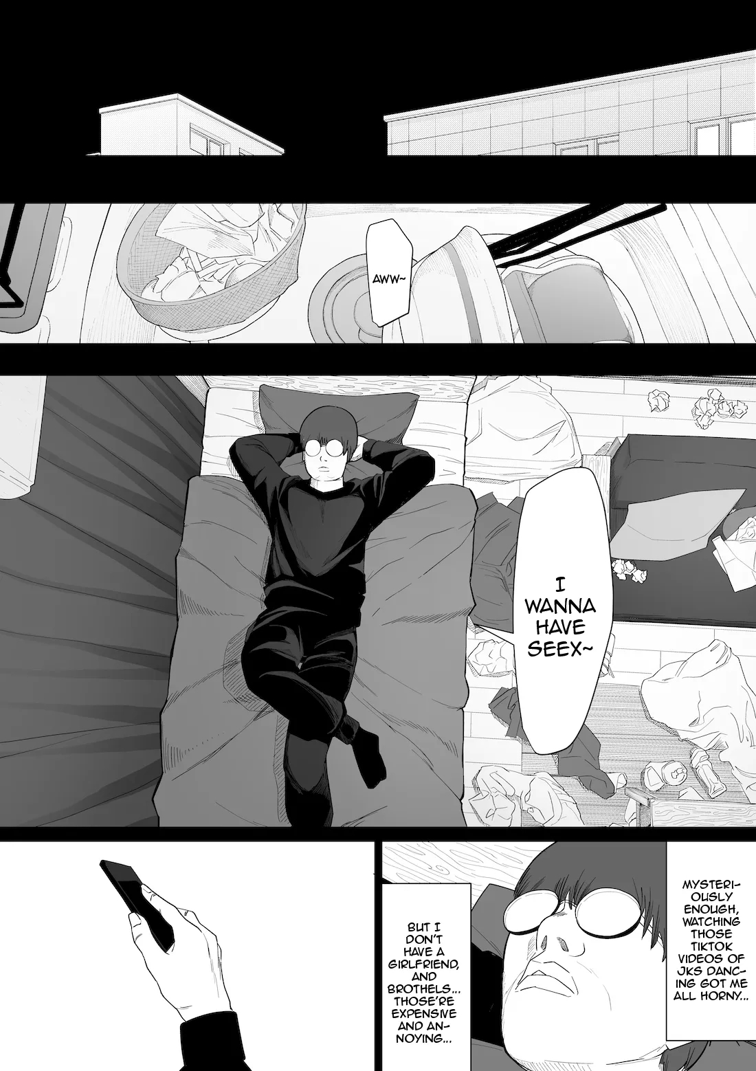 SEX Haitatsu Appli De●kan de Kurokami Bob JK o Ie ni Yonde Genkan Kosoku Nuki Fella Tachi Back Demae SEX de Nuite morau Hon / A Story About Calling a BlackCut JK to Your House Via Dexxxcan, The Sex Delivery App, and Having Her Give You a Quick Suck and Fuck In The Entryway - Page 3
