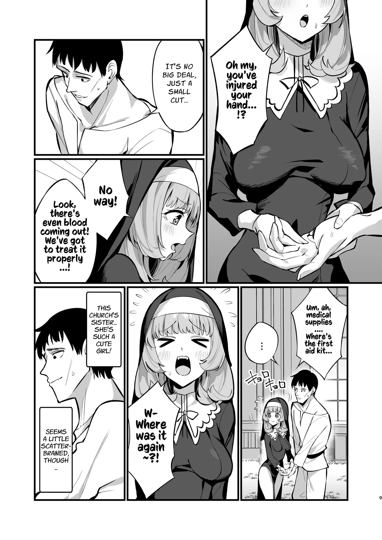 Sister Kanzen Haiboku.｜A Sister's Absolute Defeat Until an Innocent Nun Enters Heat and Indulges in Passionate Mating Sex - Page 9