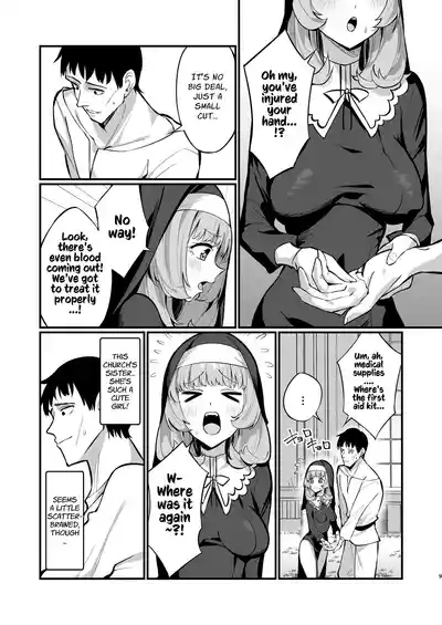 Sister Kanzen Haiboku.|A Sister's Absolute Defeat Until an Innocent Nun Enters Heat and Indulges in Passionate Mating Sex 9