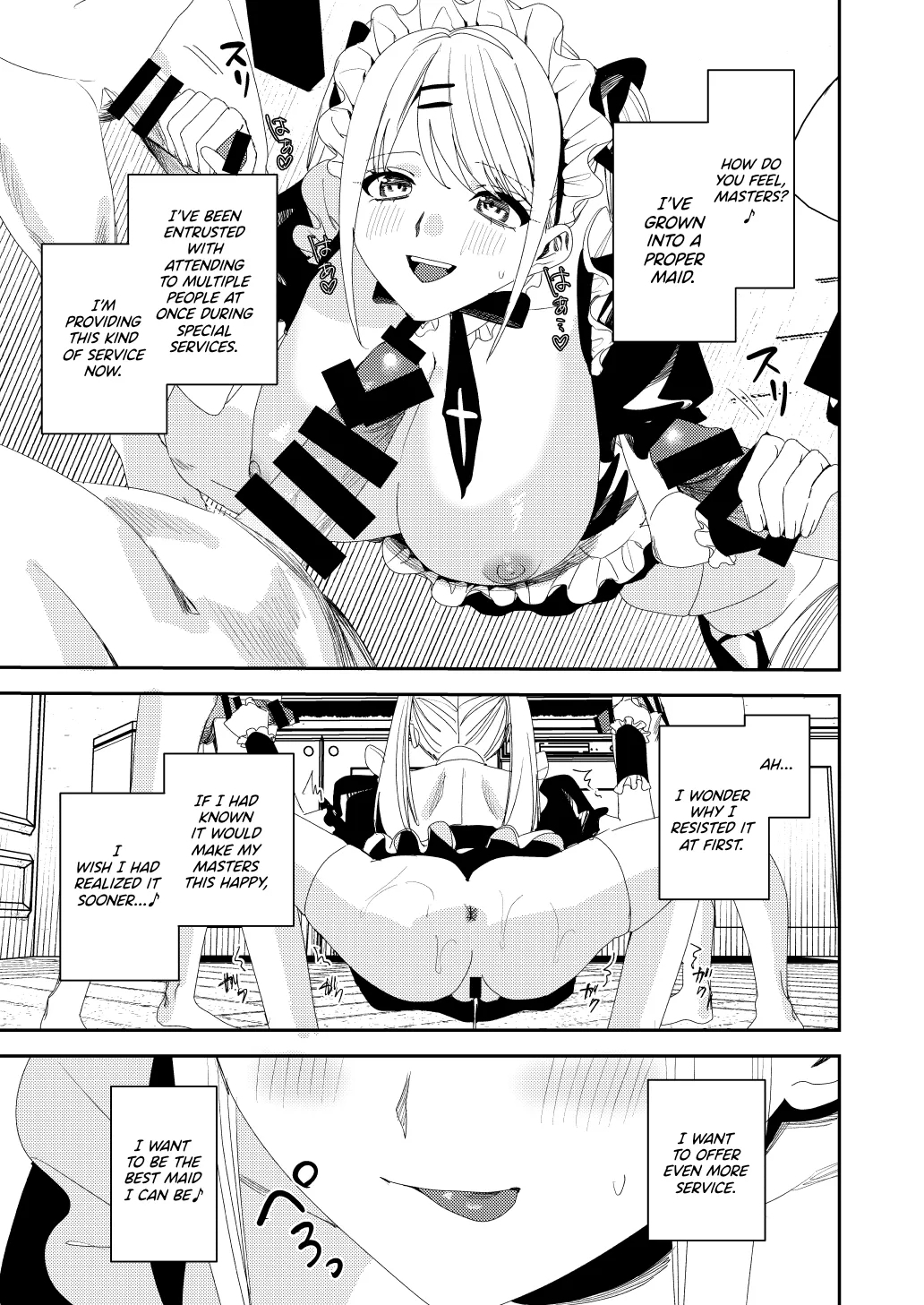Sekuhara Kyaku wa Maid ni shite Gohoushi Saseyo | Harasser Turned Maid Is Made to Service - Page 36