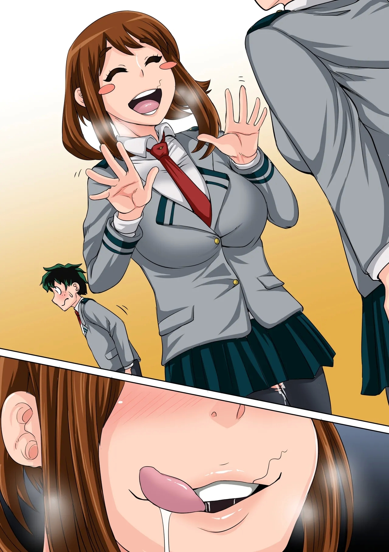 Boku no Harem Academia: 3-wa Ochako Hen "Arata na SEX Friend" - Page 111