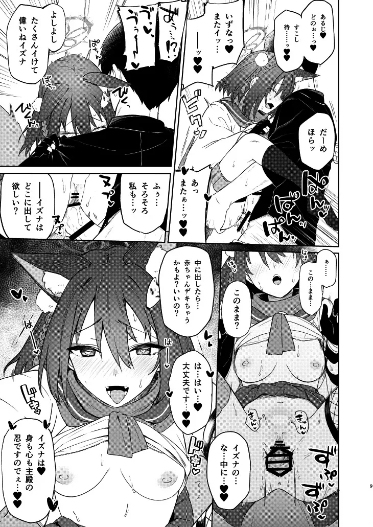 Izuna to Tokkun suru Hon - Page 9