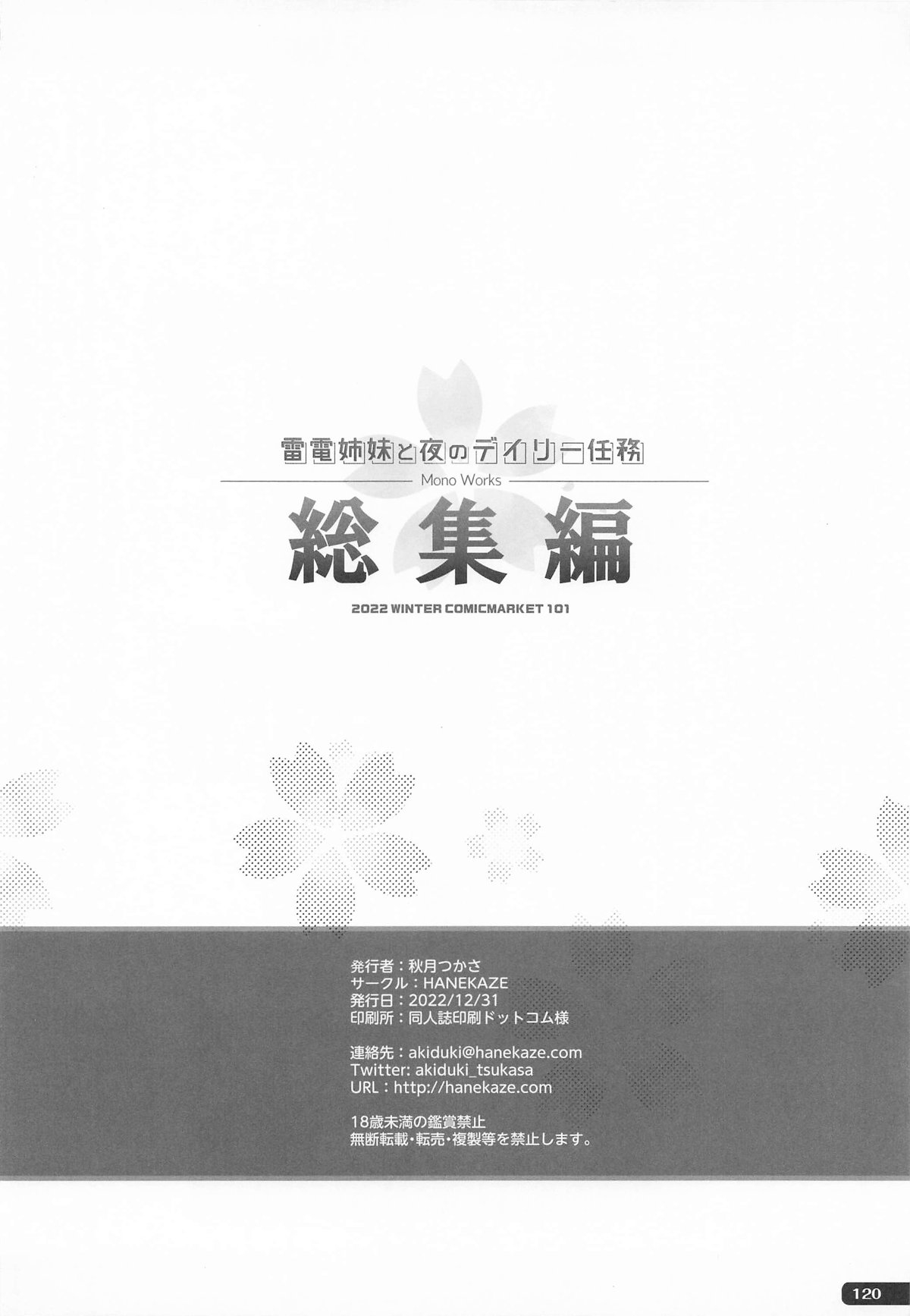 Raiden Shimai to Yoru no Daily NinmuSoushuuhen - Page 119