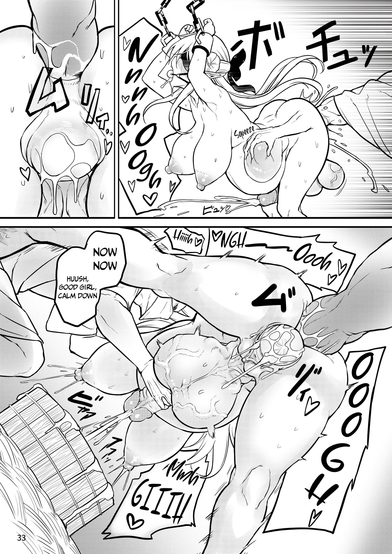Futanari Elf Onna Kishi Verina Ryojoku Sakusei Kangoku - Page 33