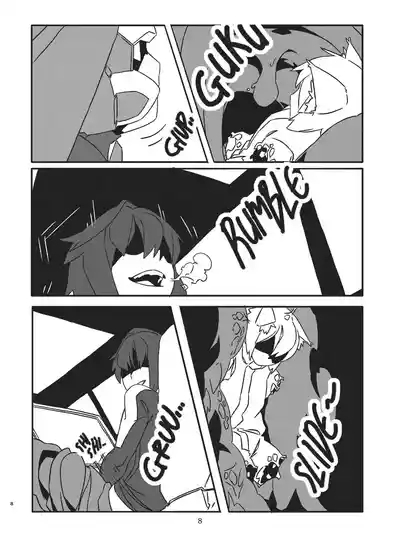 Alien-Giantess Size Difference Joint Comic 7