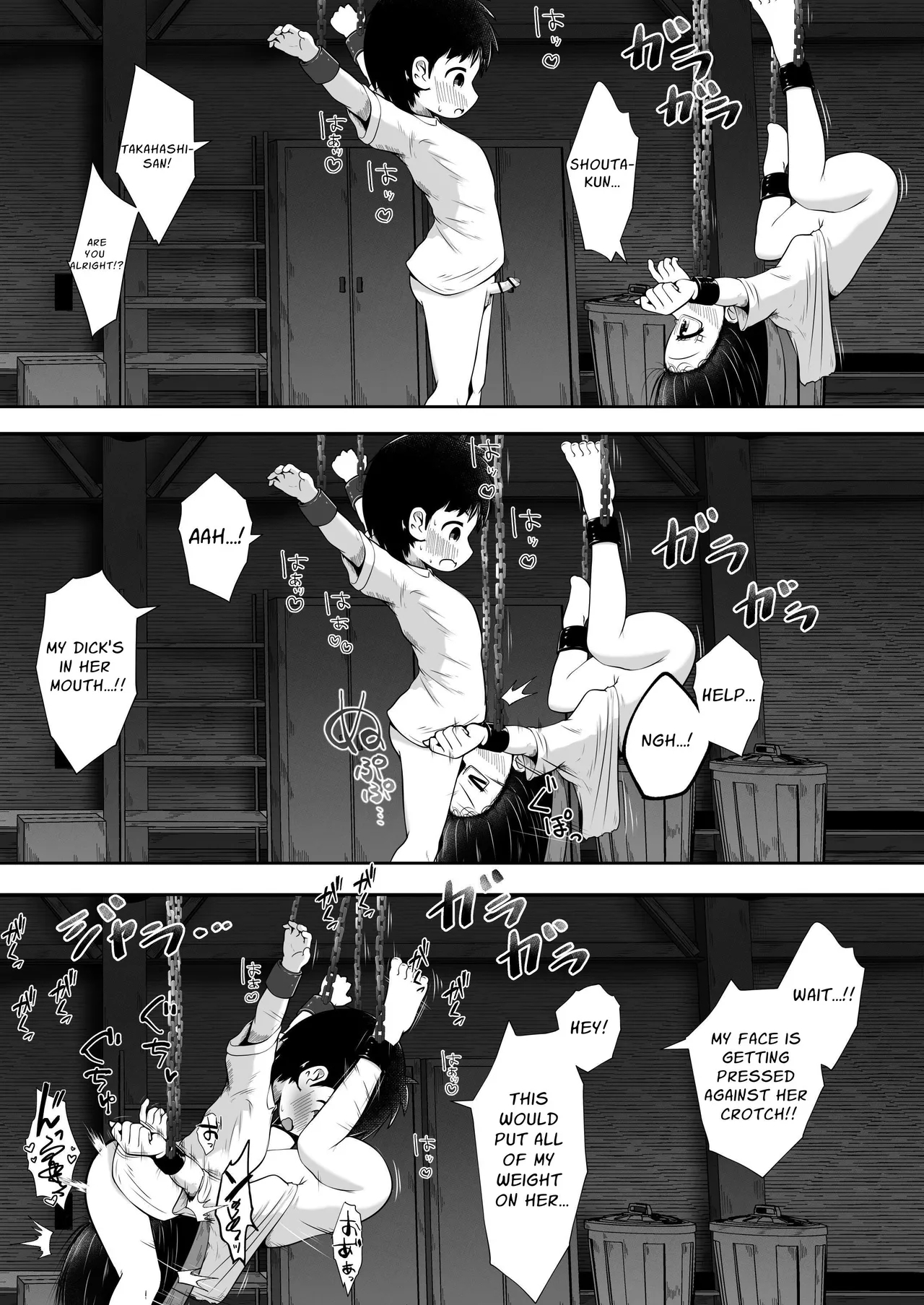 Doukyuusei no Danjo ga Rachi Sarete Uramono AV Satsuei no Tame ni Kousoku Sareta mama Koubi Saserareru Ohanashi | Abducted And Made To Fuck While Restrained For An Underground Porn Flick - Page 11