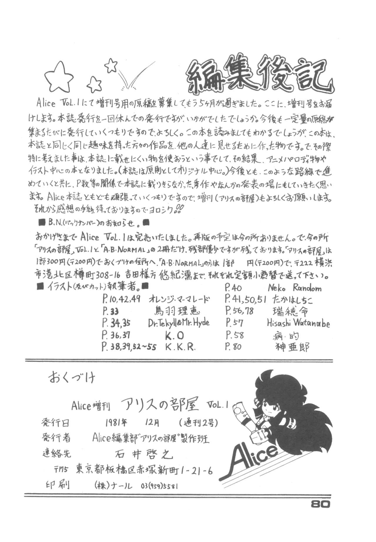 Alice Zoukan Alice no Heya Vol. 1 - Page 76