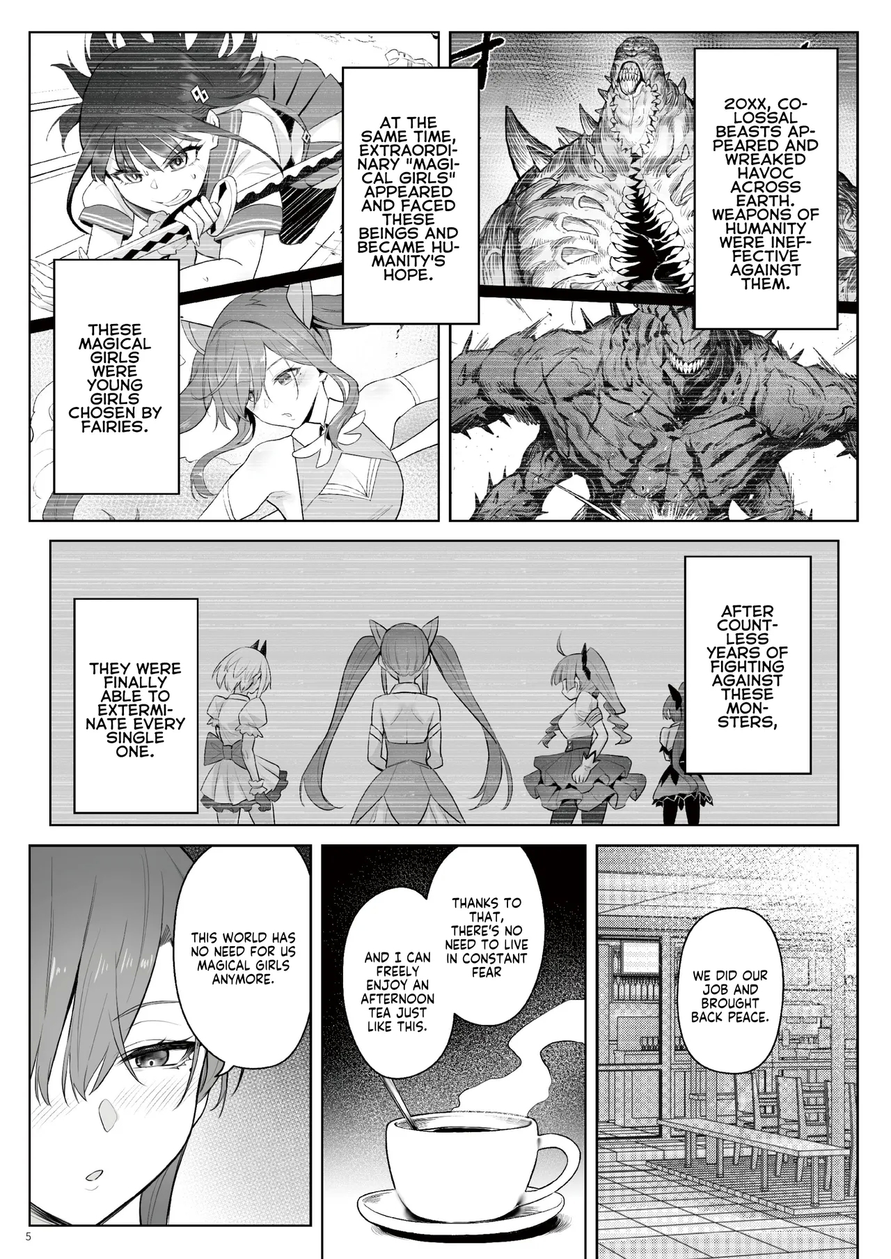 Moto Mahou Shoujo no Shigoto Hanashi Ao Zenjitsutan | Former Magical Girl Blue's Work: The Prequel - Page 4