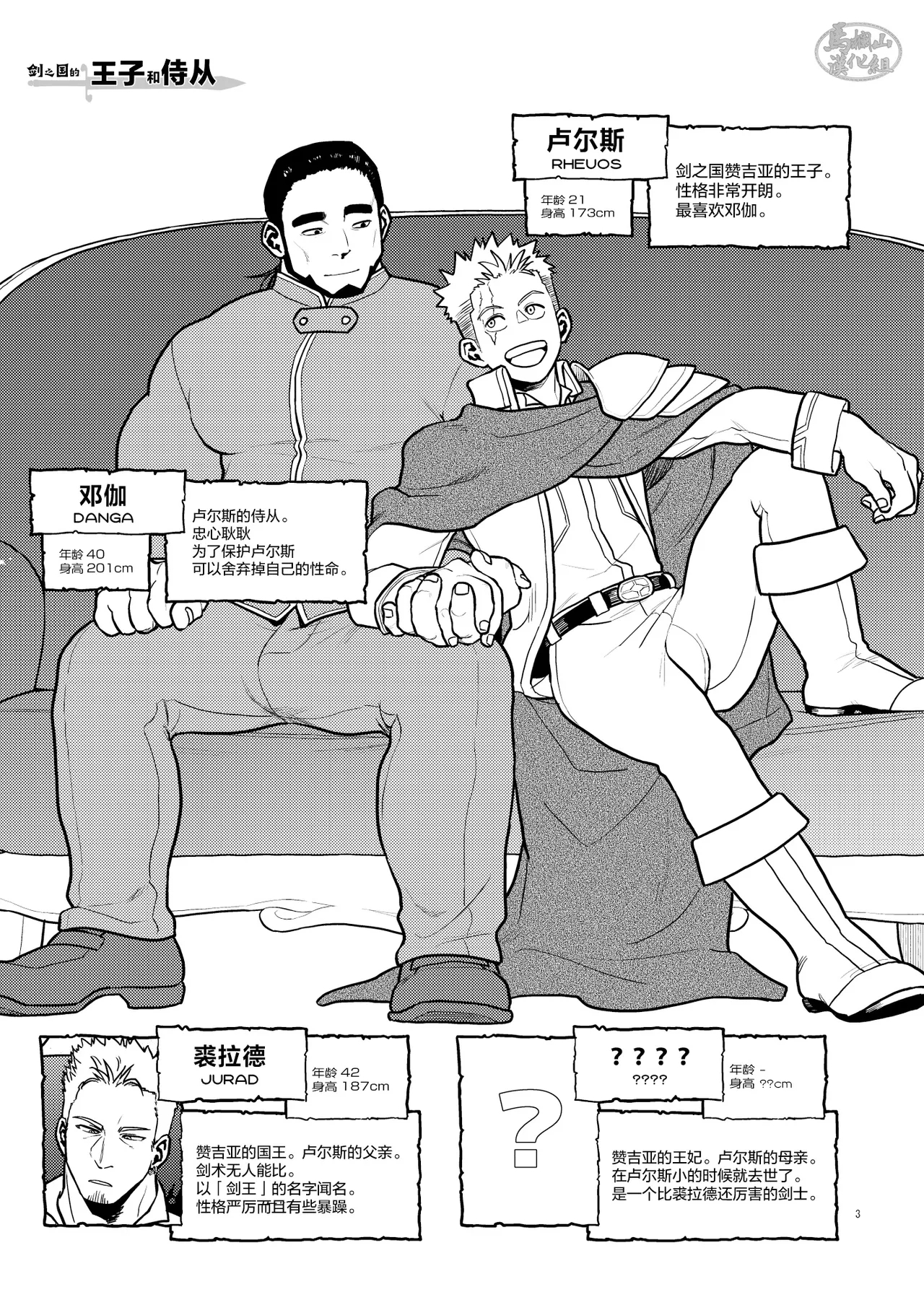 ken no kuni no ōji to jūsha u~ebu shūgō hon | 剑之国的王子和侍从 Web集合本 - Page 2
