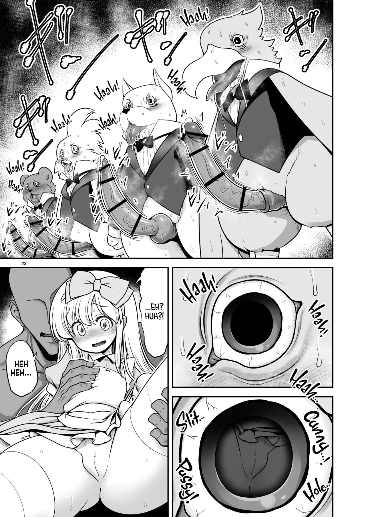 Monogatari Dori ni shika Ugokenai Alice-tachi wa Ikurademo Ecchi na koto Yaritai Houdai | Having My Way With Alice and Friends Because They Can Only Move According To The Picture Book Storyline! - Page 23