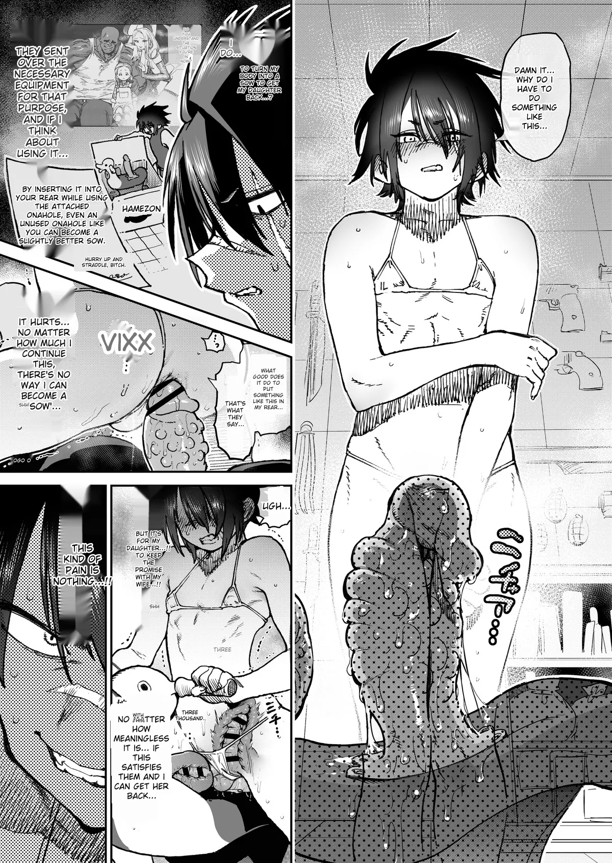 [Horieros] "The Strongest Assassin's self-feminization into a fallen shemale" 1-11 [Rough English] 2