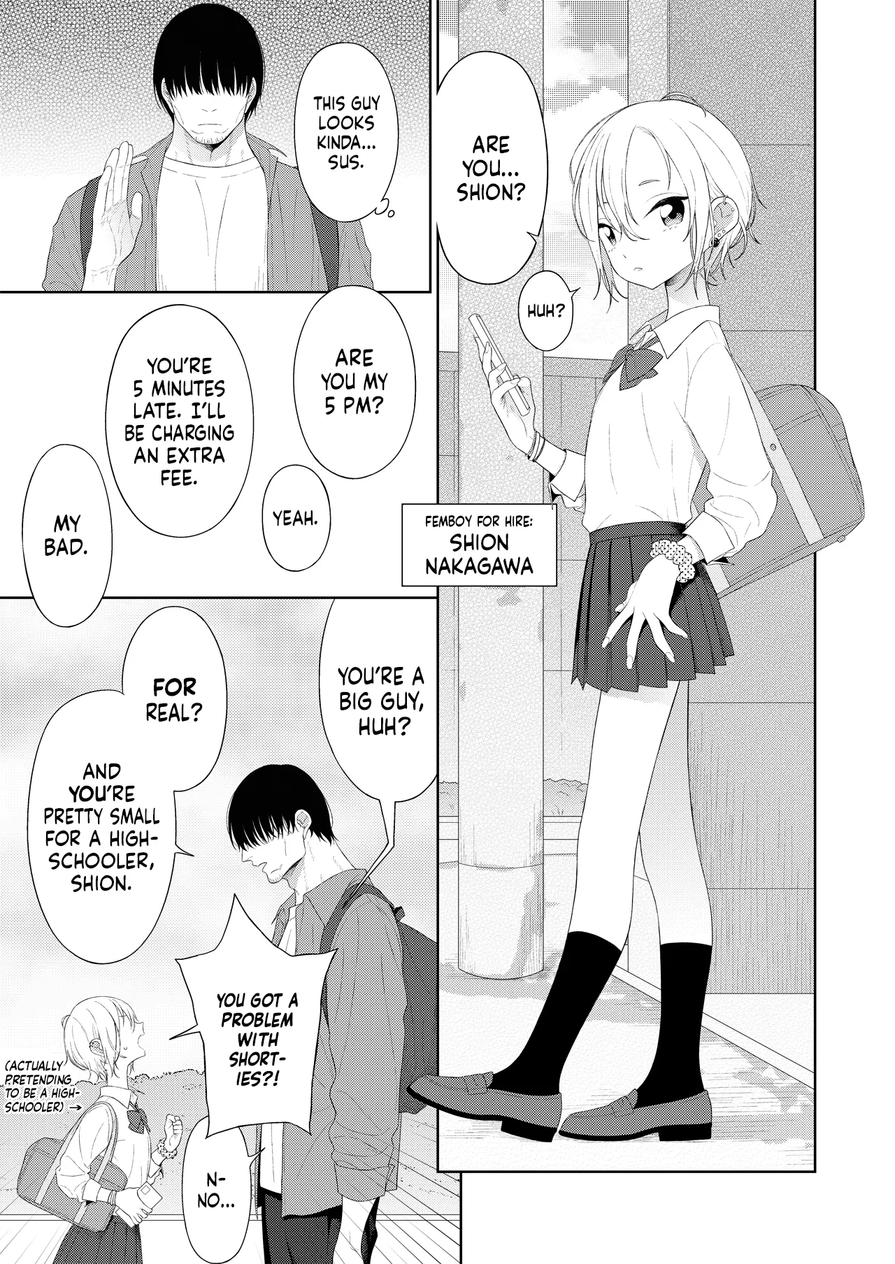Kanraku! Papa Katsu Otokonoko | Lovestruck! Femboy for Hire - Page 2